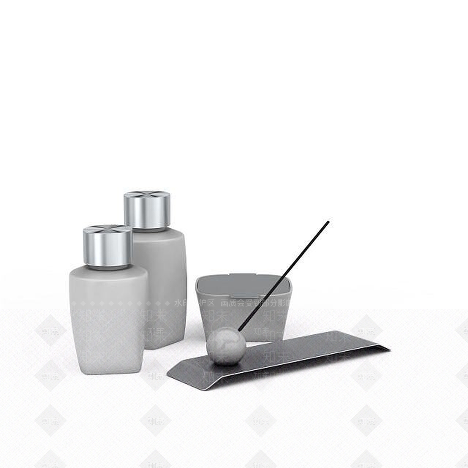 现代化妆用品3D模型下载【ID:1196339197】