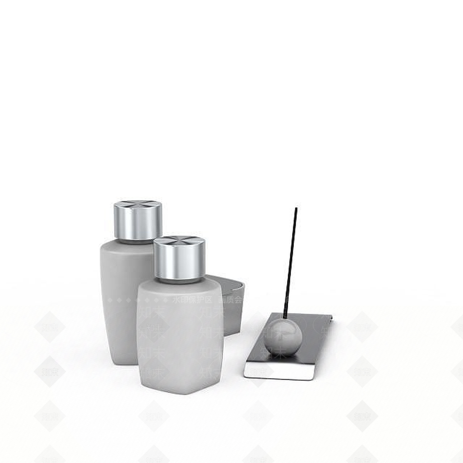 现代化妆用品3D模型下载【ID:1196339197】