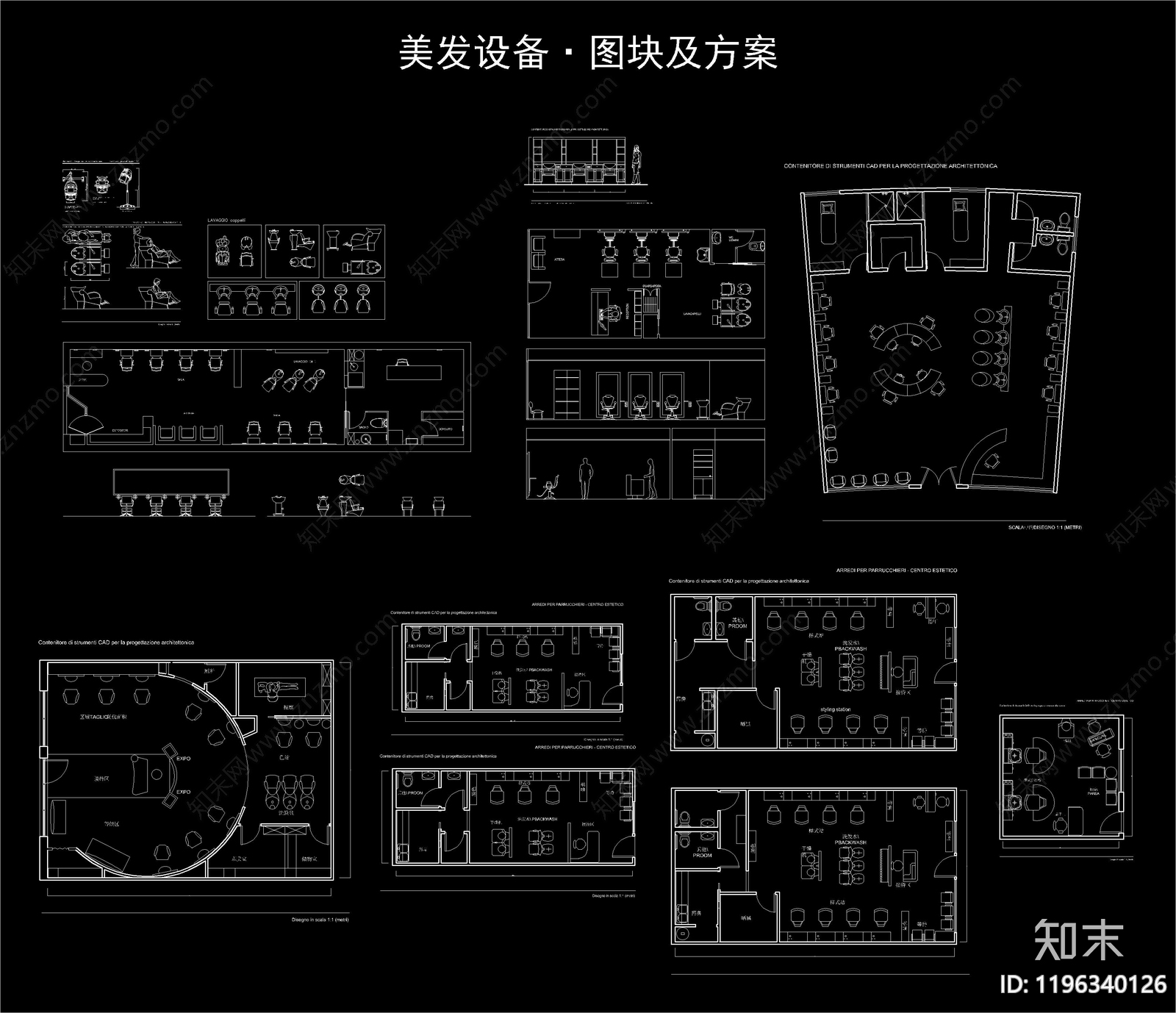 现代综合器材设备图库施工图下载【ID:1196340126】