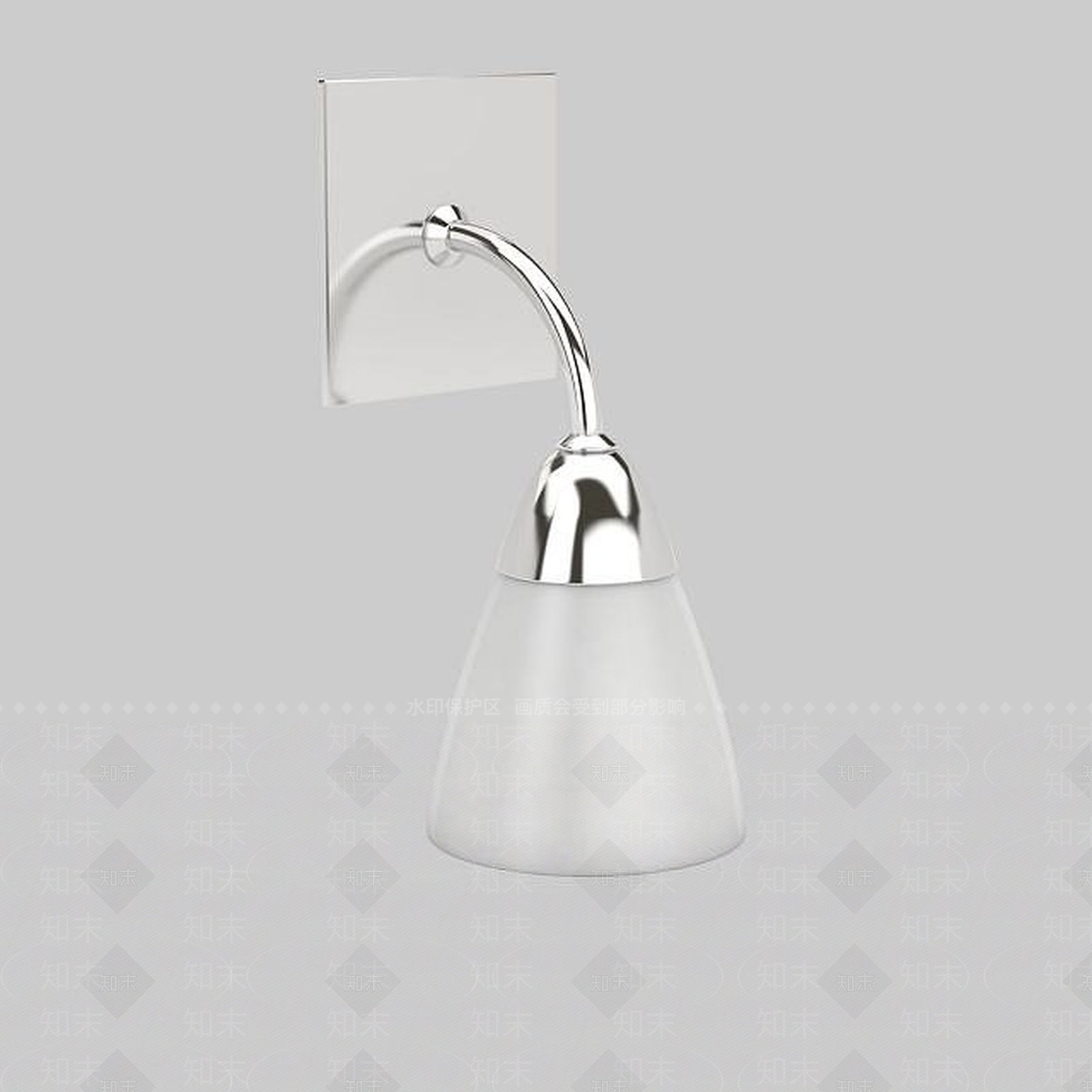 现代简约卧室壁灯3D模型下载【ID:1196342390】