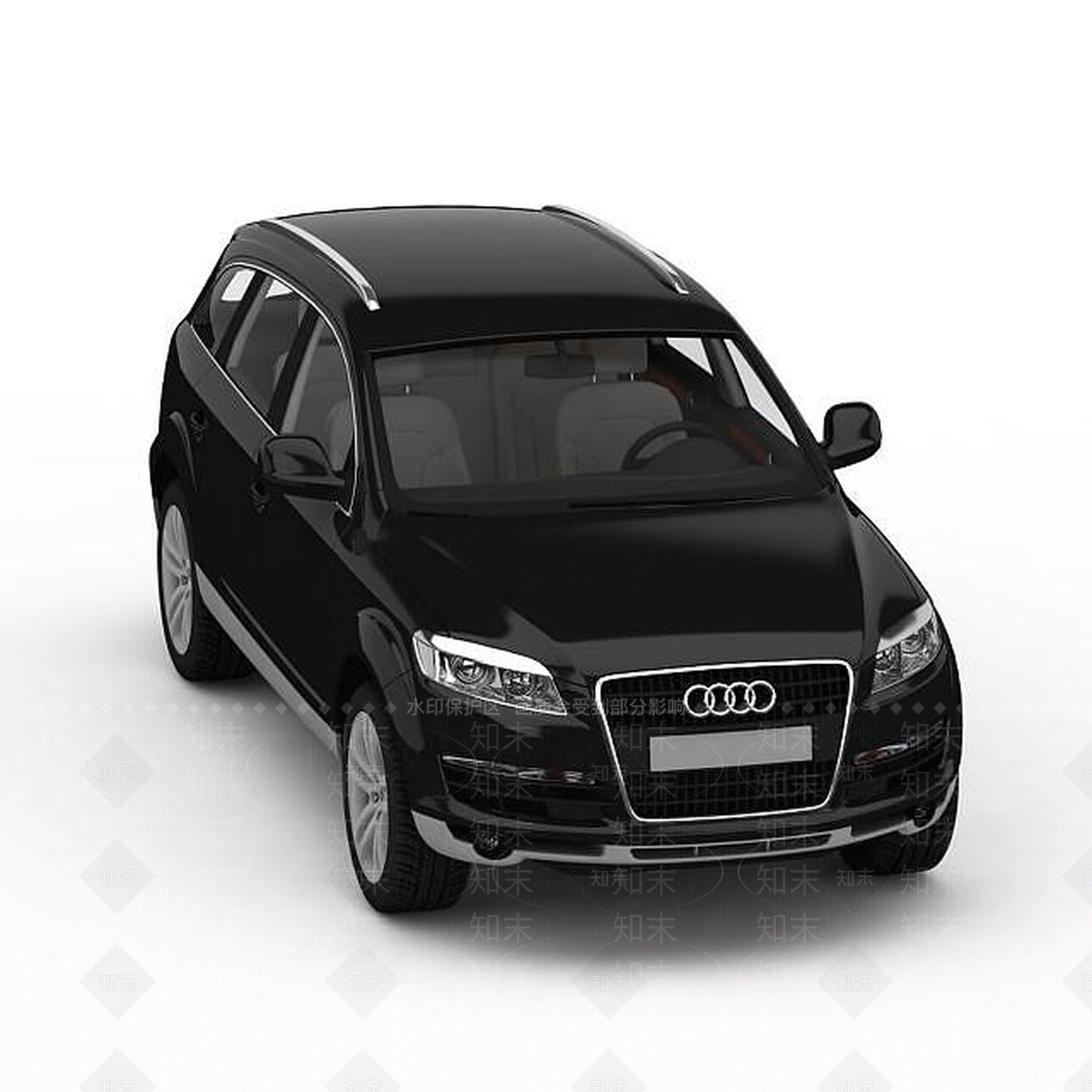 现代大型SUV汽车奥迪Q73D模型下载【ID:1196343610】