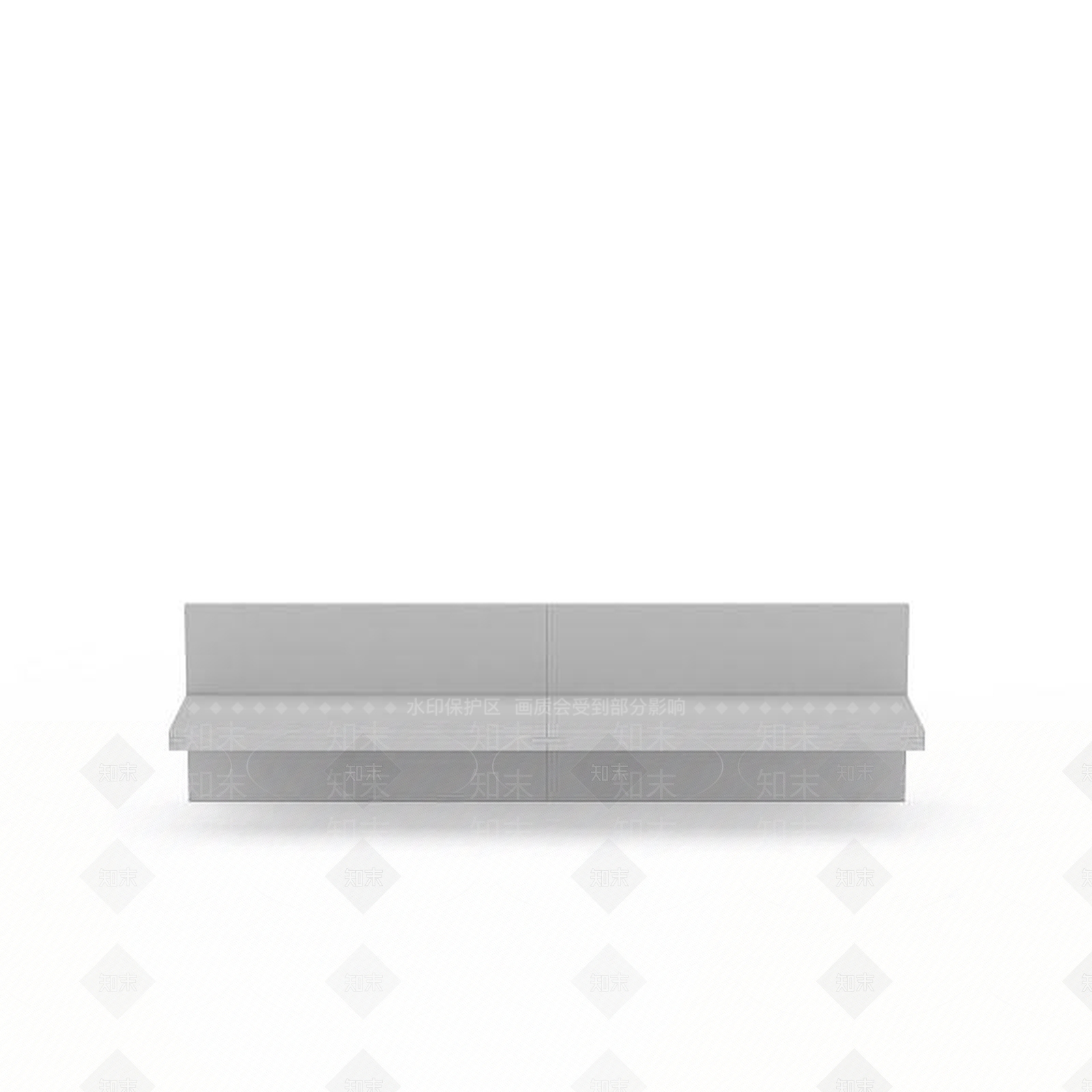 现代长方形椅子3D模型下载【ID:1196346872】