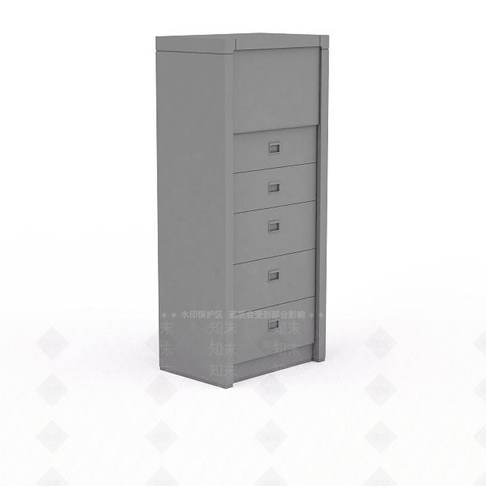 现代立体柜子3D模型下载【ID:1196346987】