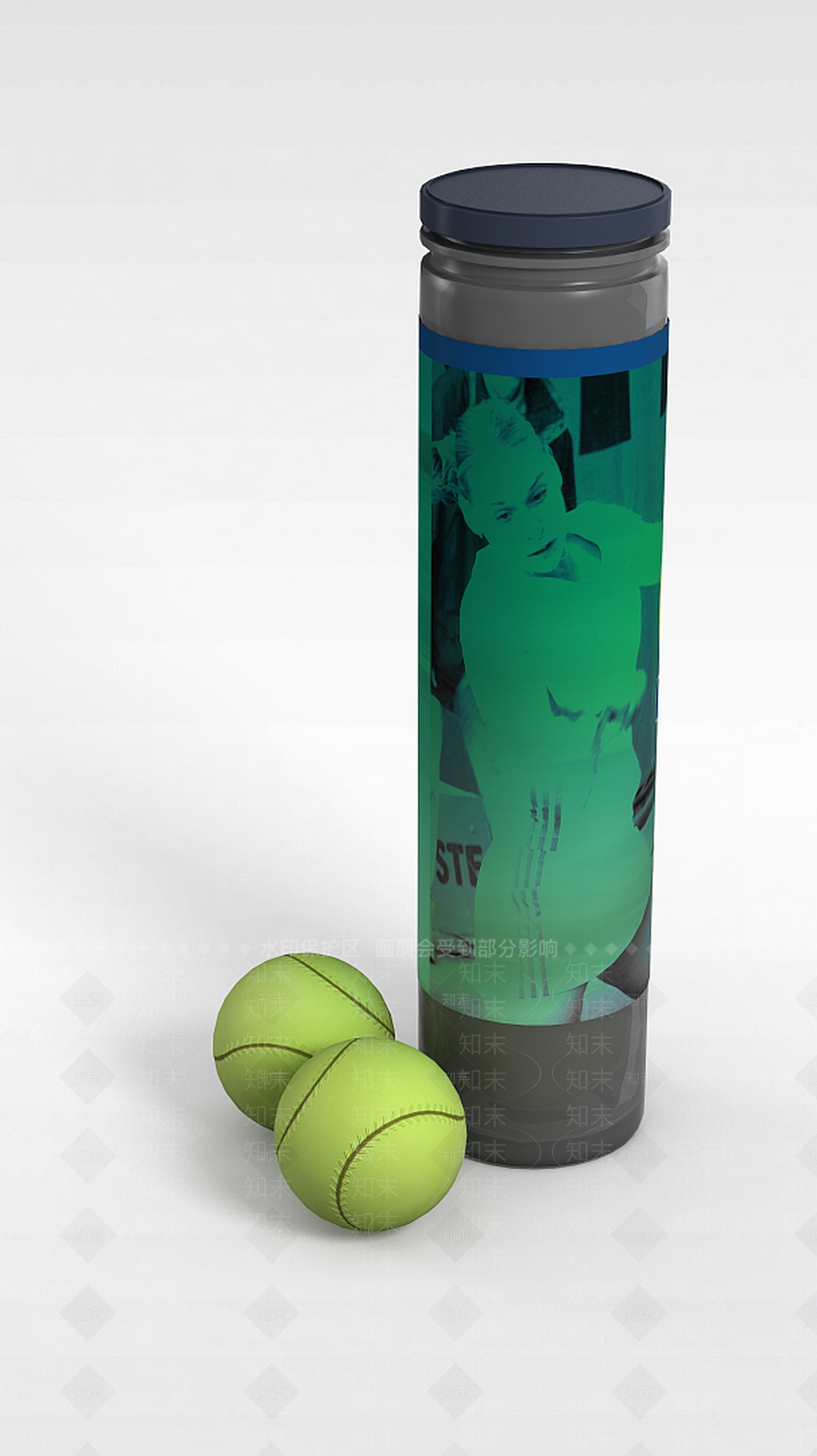 现代网球组合3D模型下载【ID:1196347877】