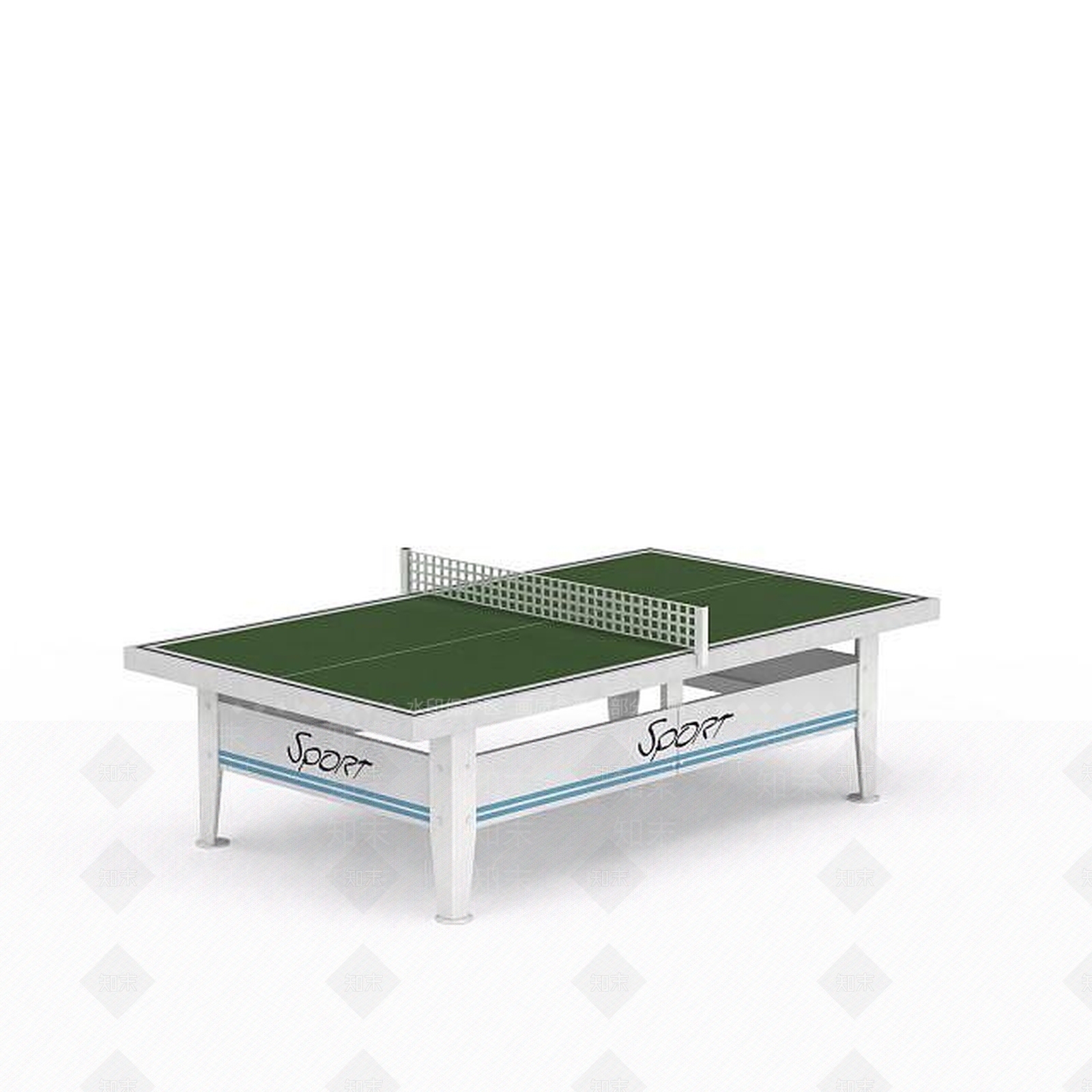 现代台球桌3D模型下载【ID:1196347858】
