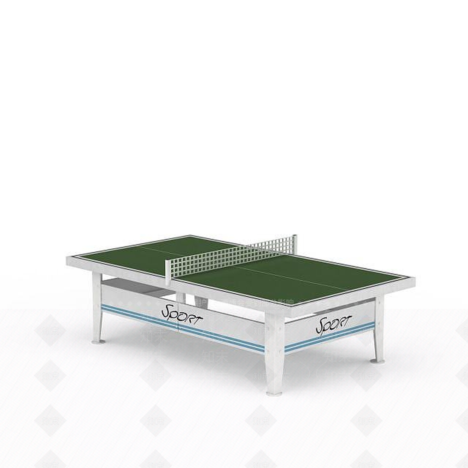 现代台球桌3D模型下载【ID:1196347858】