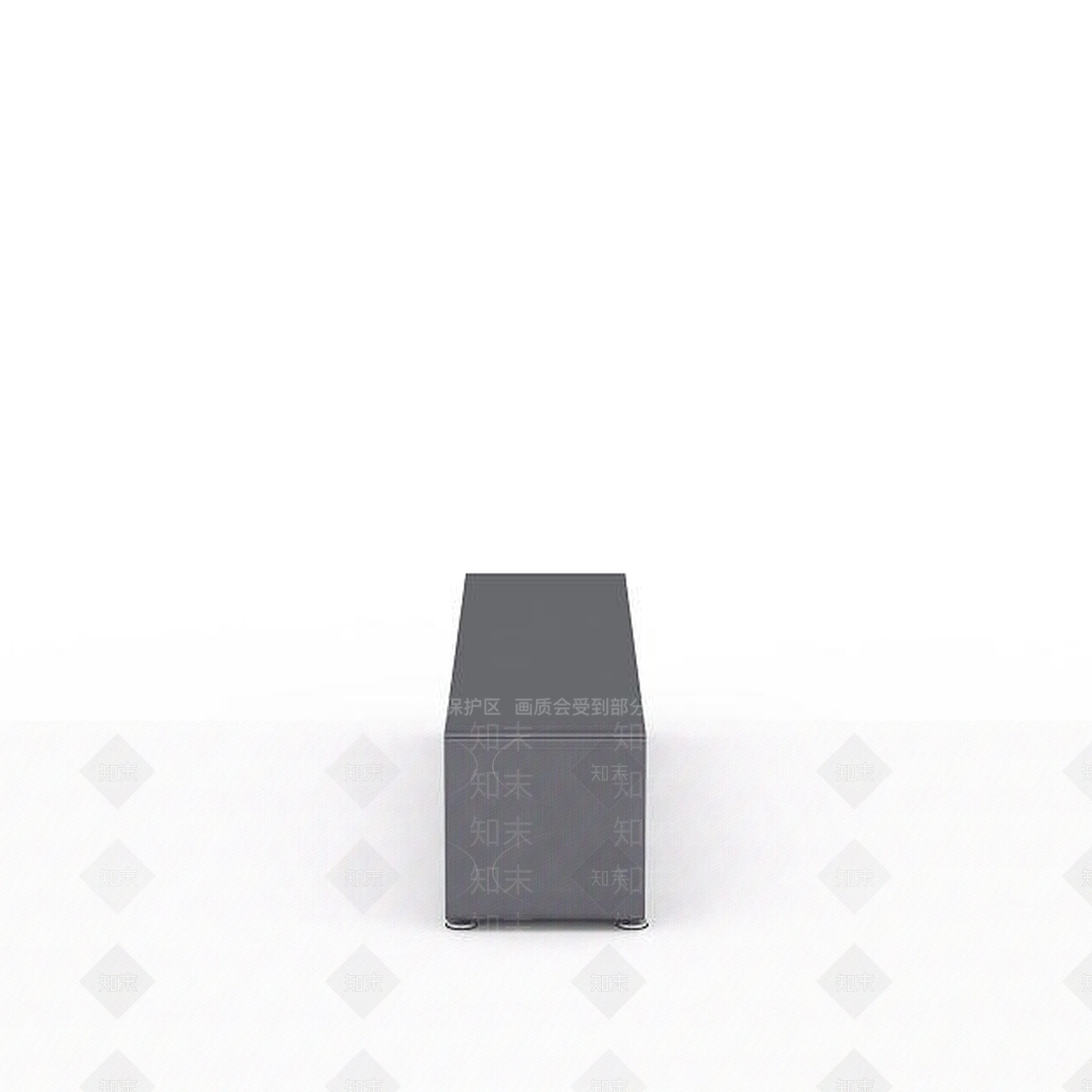 现代黑色沙发凳3D模型下载【ID:1196348118】