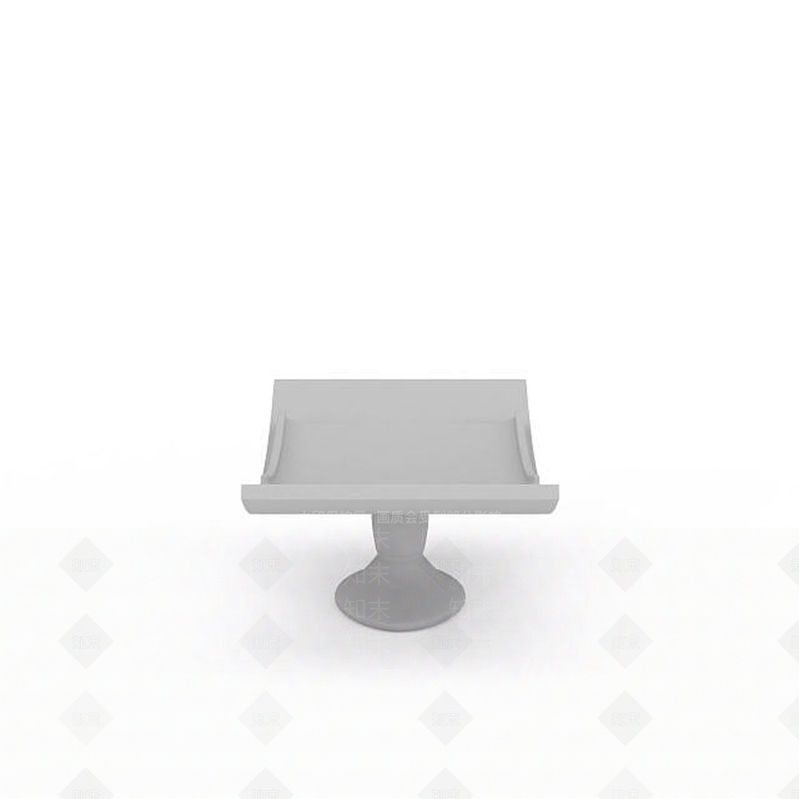 现代陶瓷盘子3D模型下载【ID:1196348390】