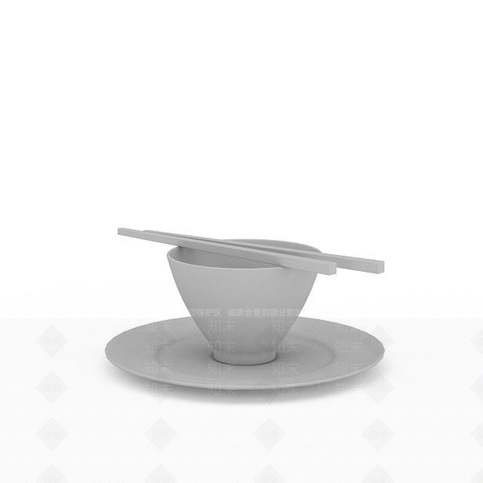 现代陶瓷咖啡杯3D模型下载【ID:1196348333】