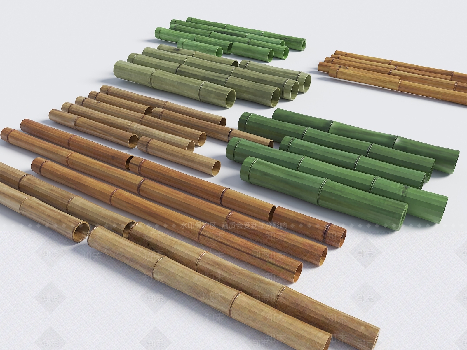 竹子SU模型下载【ID:1196351636】