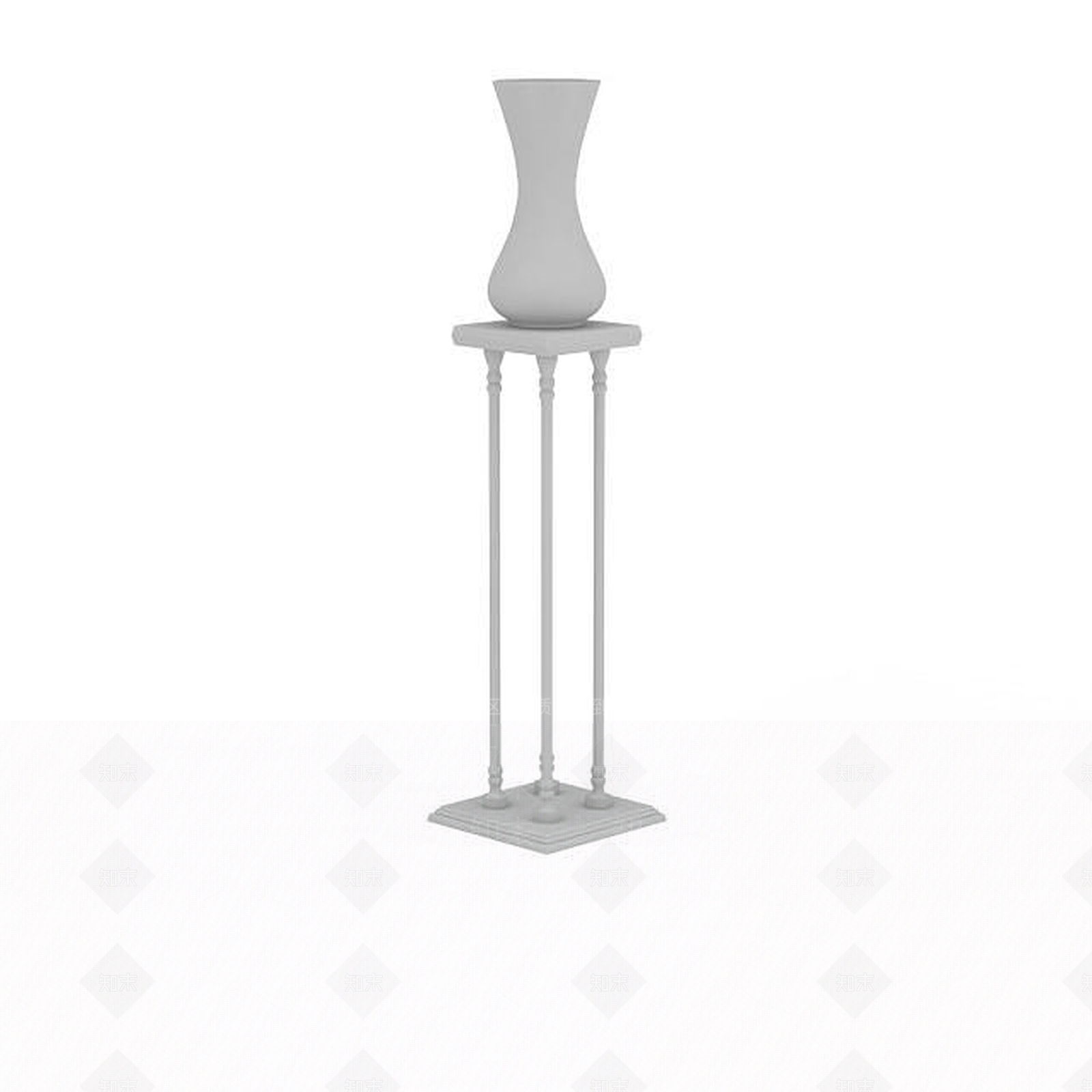 现代花瓶摆件3D模型下载【ID:1196352323】