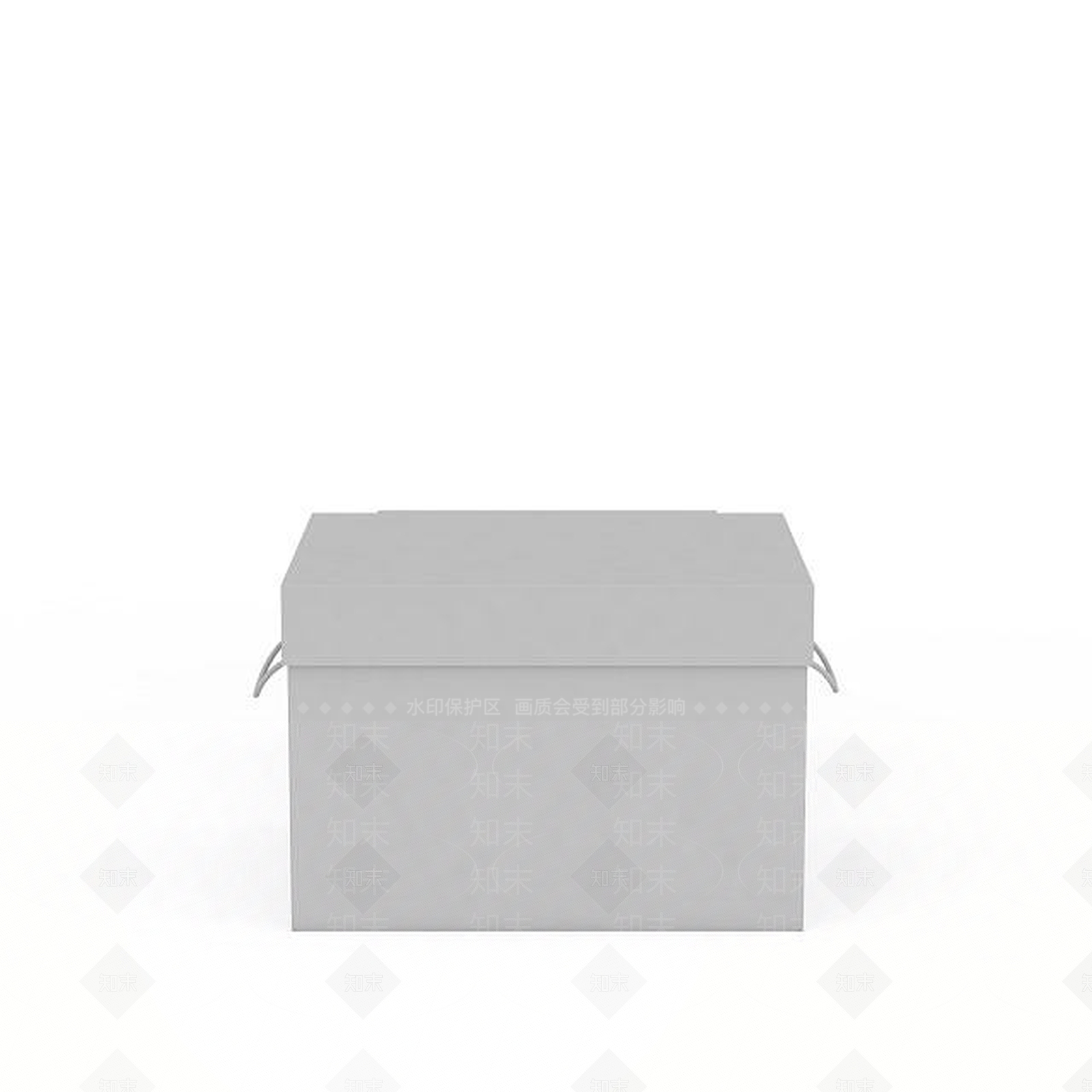 现代方形收纳盒3D模型下载【ID:1196352633】