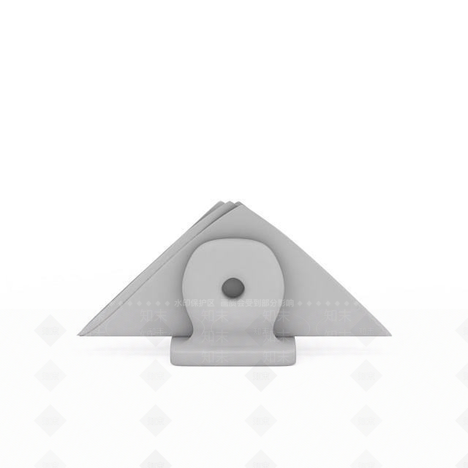 现代餐厅纸巾架3D模型下载【ID:1196352629】