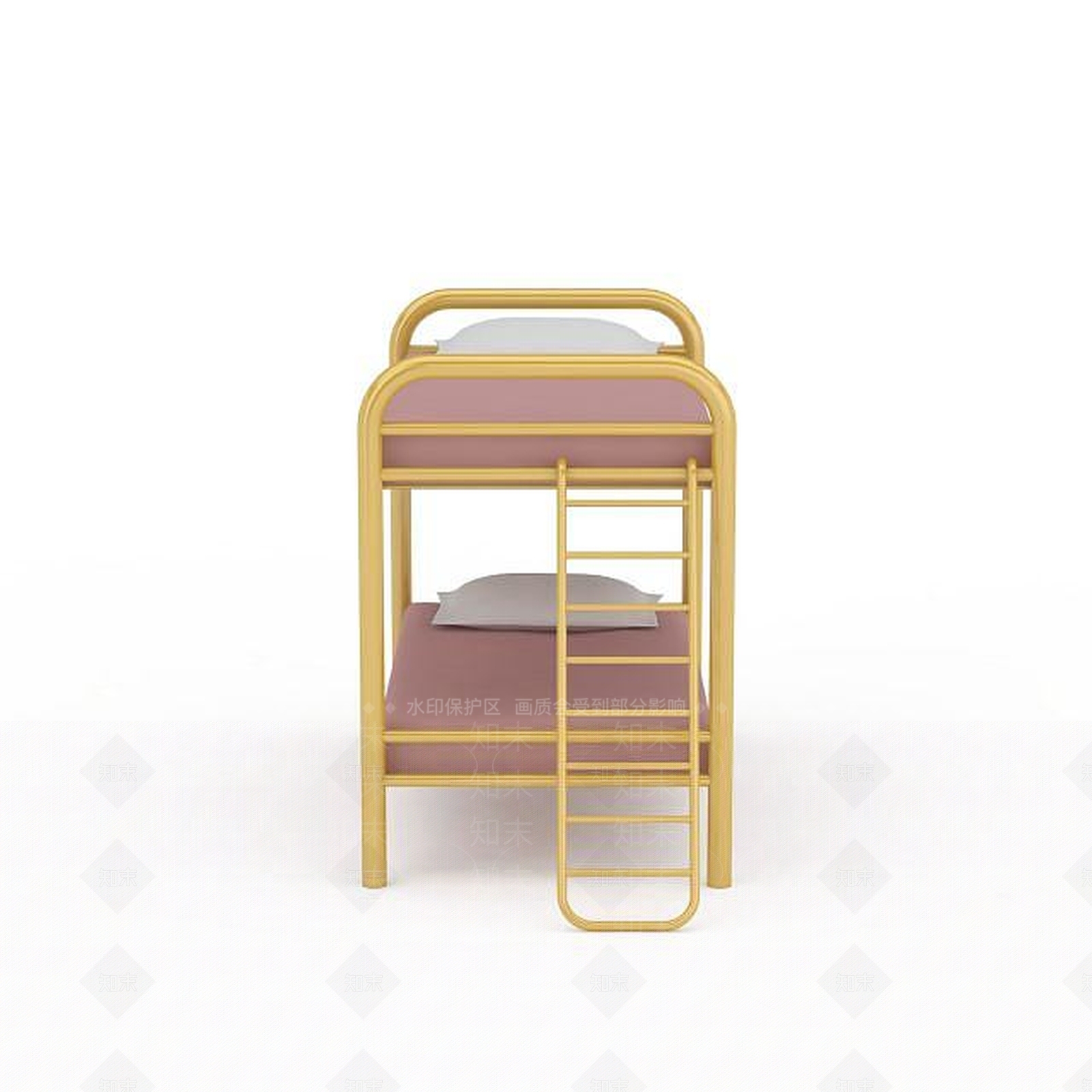 现代双层儿童床3D模型下载【ID:1196355003】