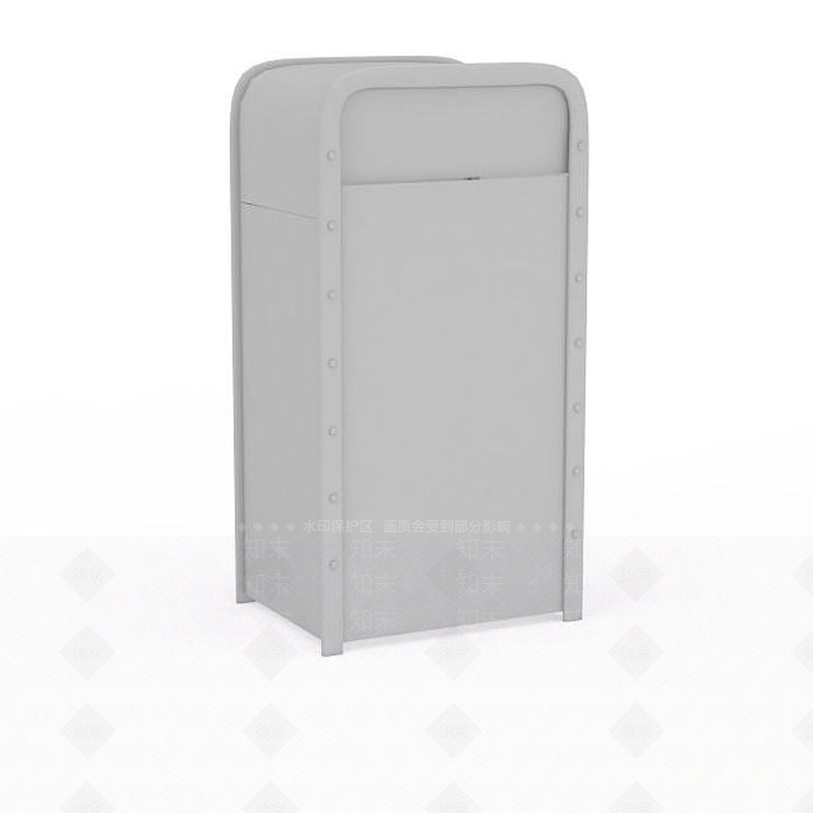 现代公用电话亭3D模型下载【ID:1196355580】