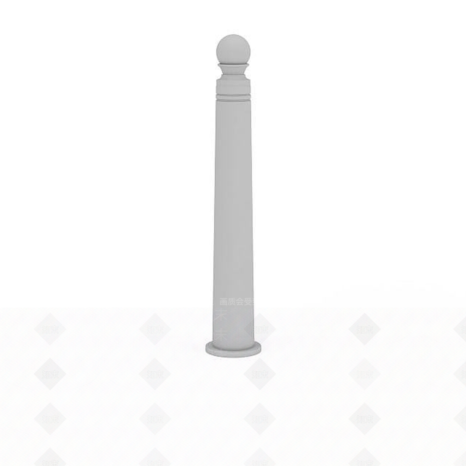 现代装饰柱3D模型下载【ID:1196356201】