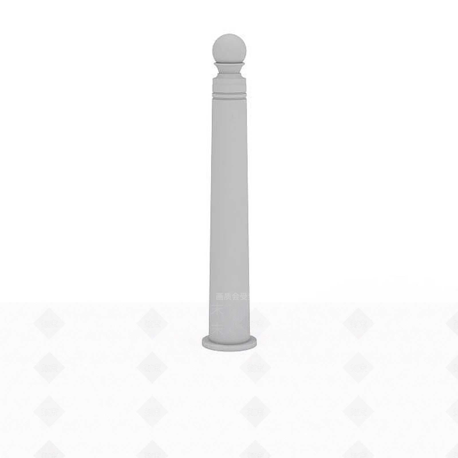 现代装饰柱3D模型下载【ID:1196356201】