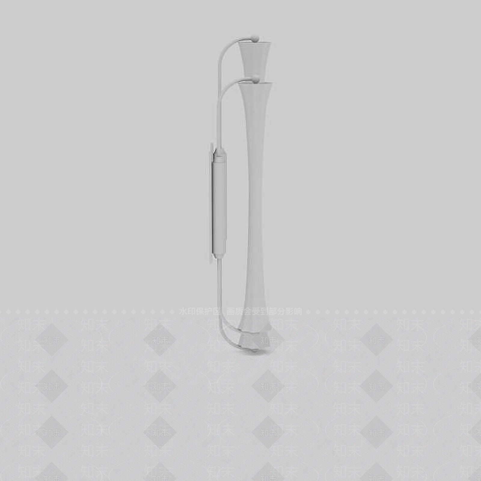 现代立柱形灯3D模型下载【ID:1196356425】