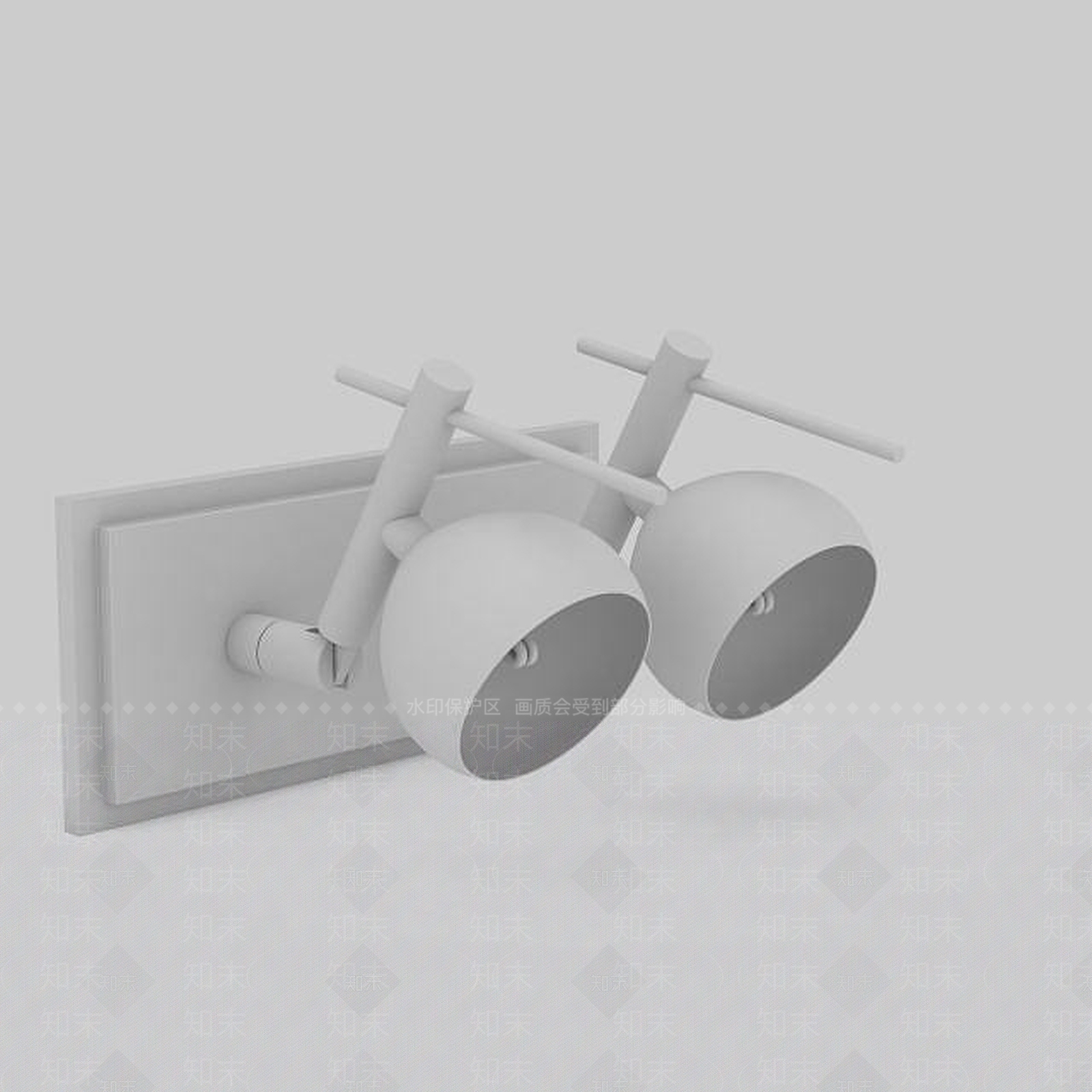 现代商业轨道灯3D模型下载【ID:1196357197】