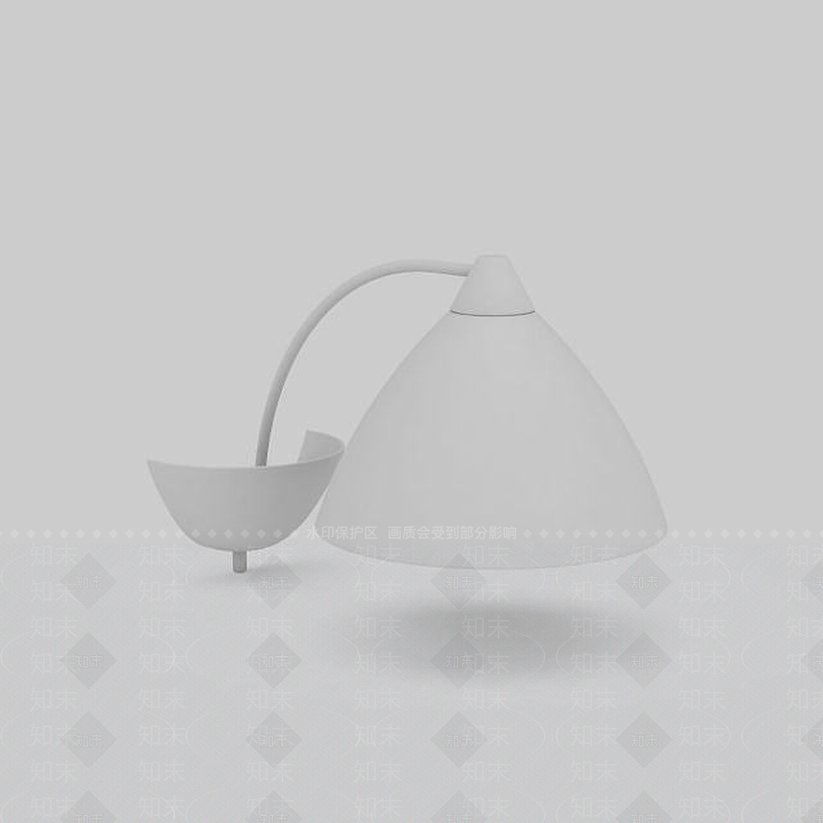 现代简约钓鱼灯3D模型下载【ID:1196357189】