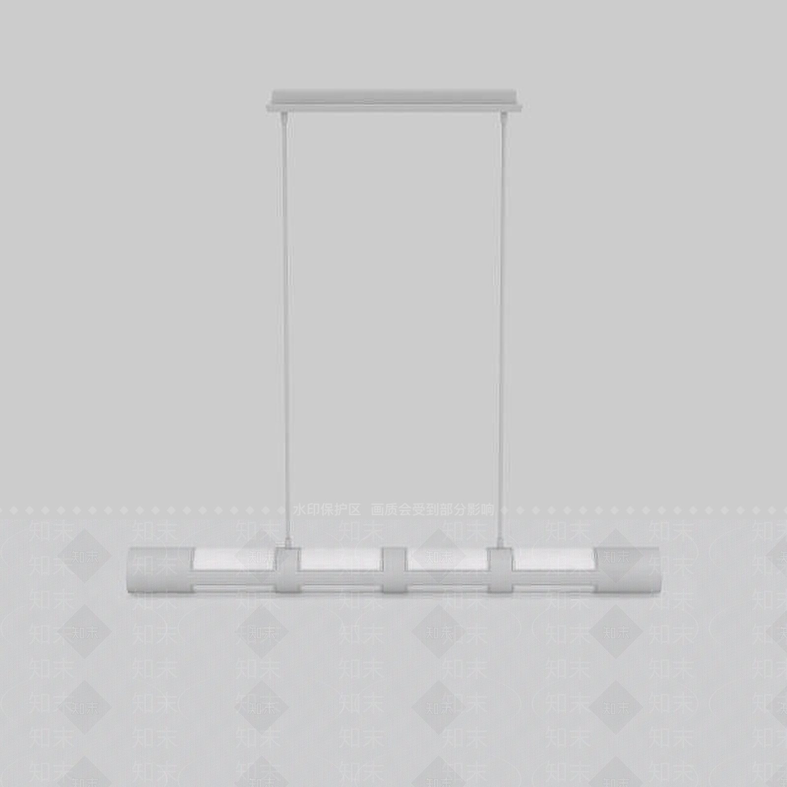 现代创意灯管3D模型下载【ID:1196358203】