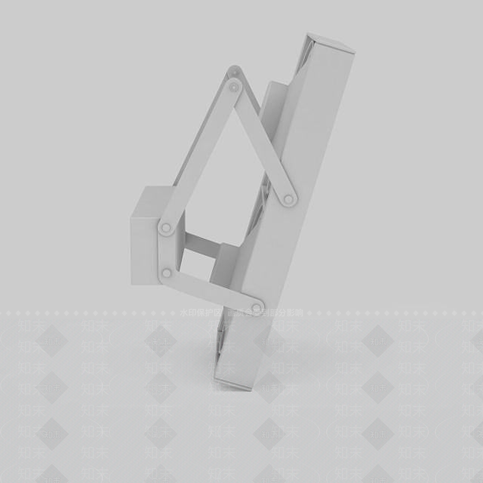 现代LED天花灯3D模型下载【ID:1196358679】