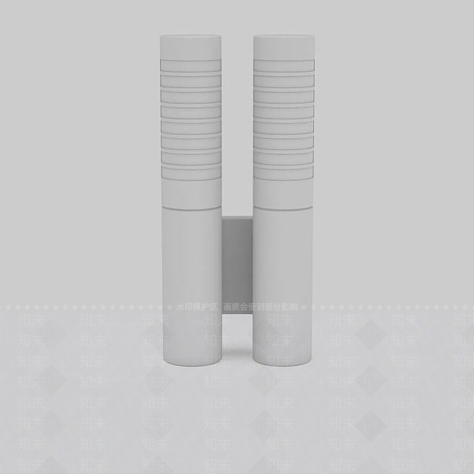 现代过道壁灯3D模型下载【ID:1196358707】