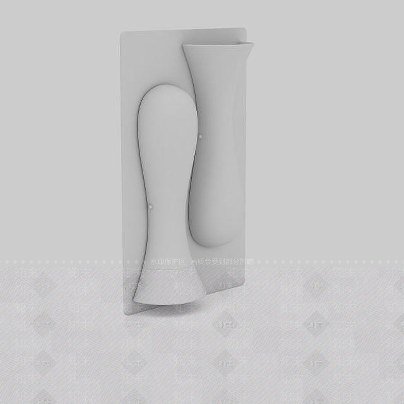 现代创意壁灯3D模型下载【ID:1196359537】