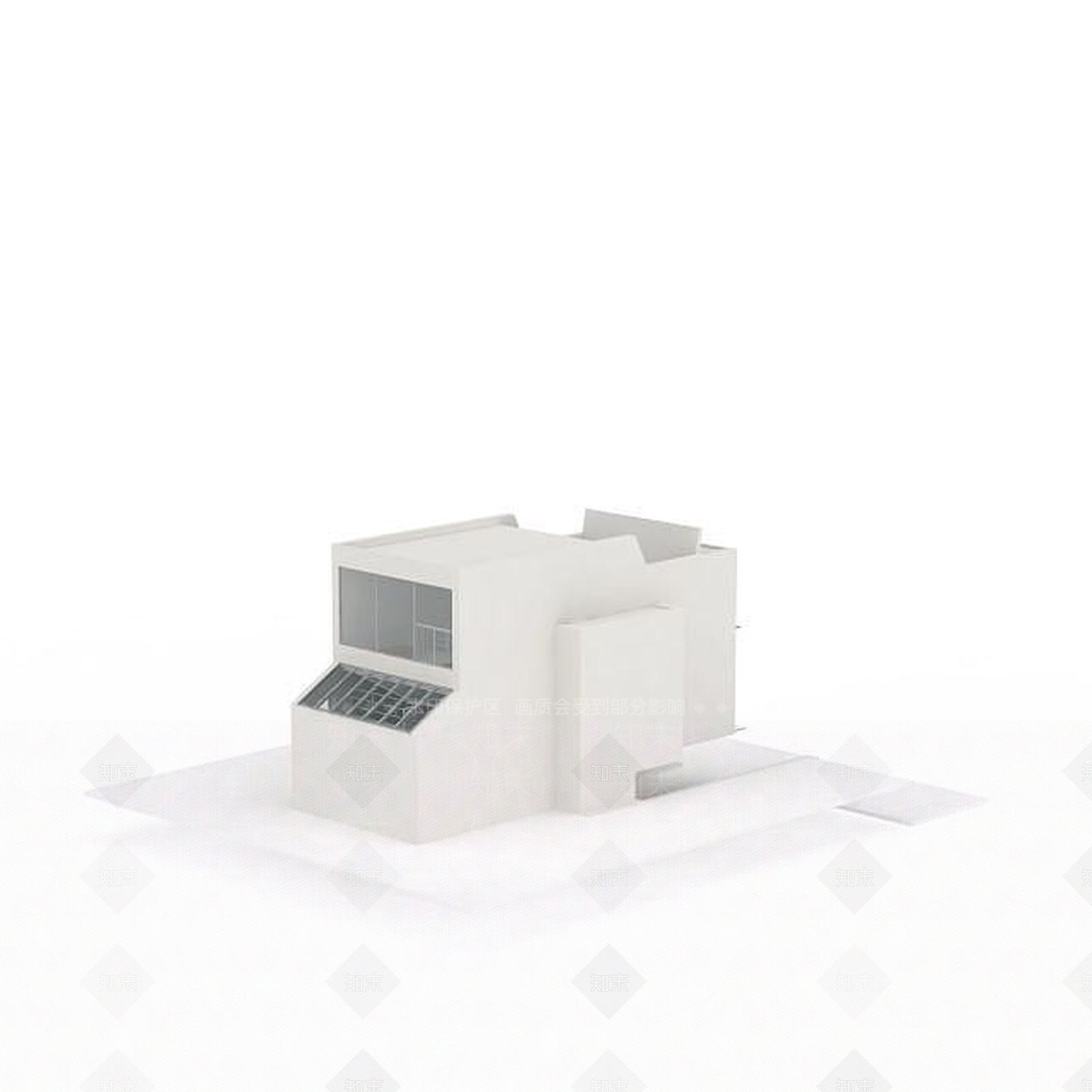 现代房屋别墅3D模型下载【ID:1196360057】