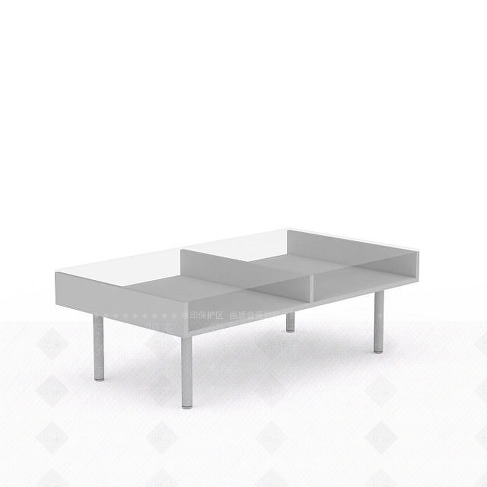 现代玻璃柜3D模型下载【ID:1196360019】