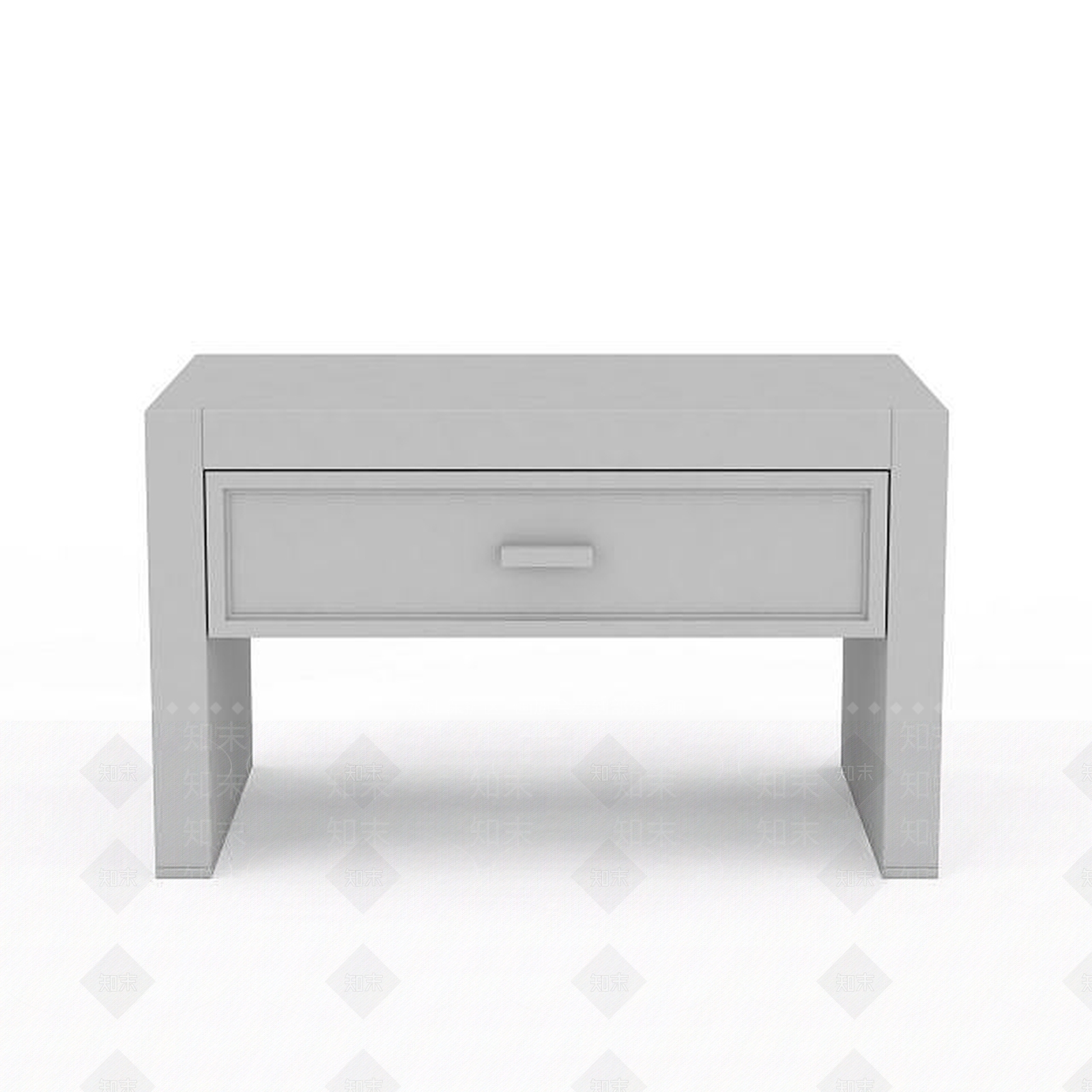 现代木质桌子3D模型下载【ID:1196360537】