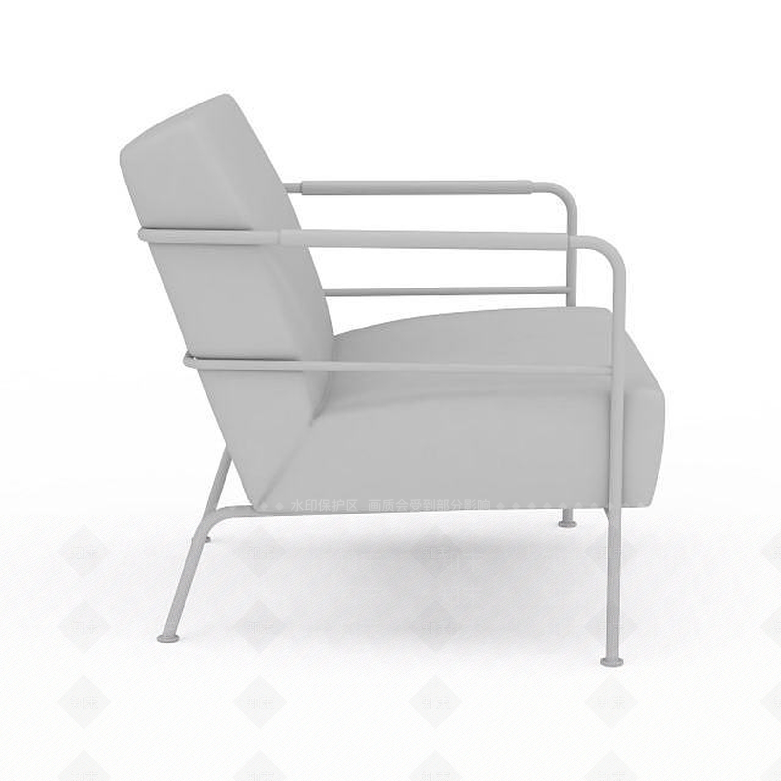 现代简约沙发3D模型下载【ID:1196360988】