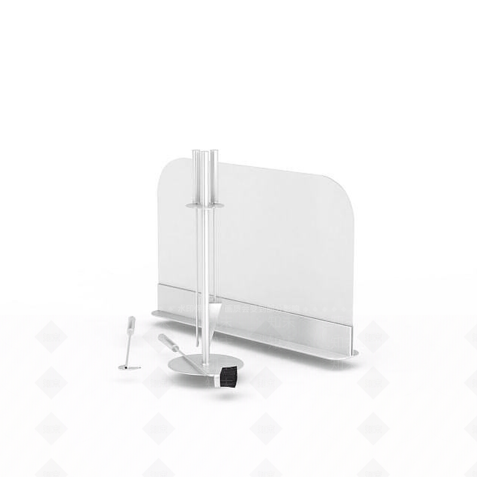 现代清洁器材挂架3D模型下载【ID:1196362052】