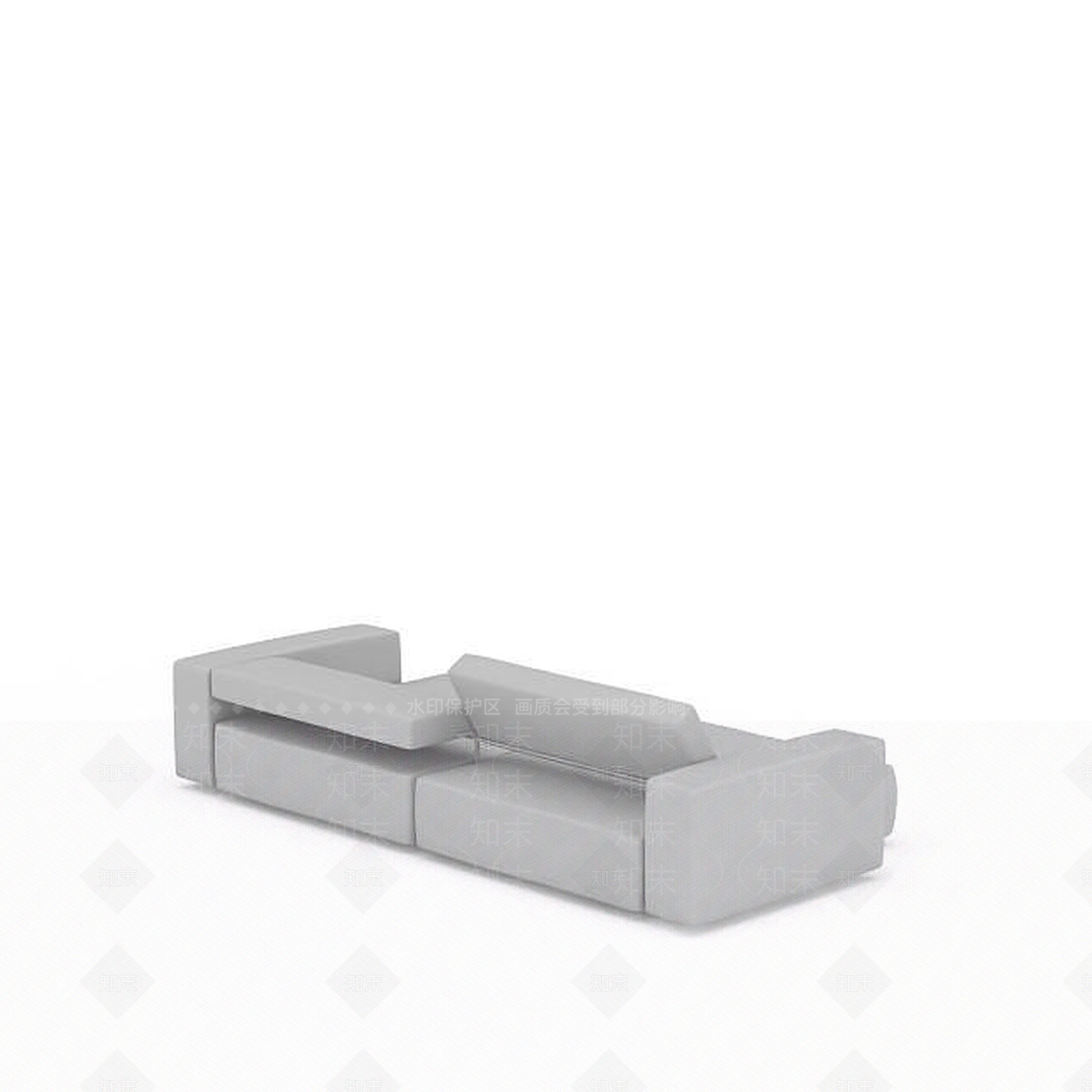 现代客厅沙发3D模型下载【ID:1196362064】