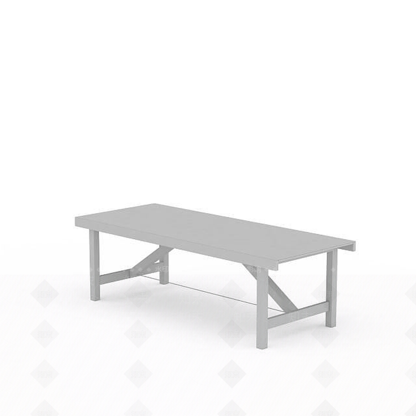 现代简约家用桌子3D模型下载【ID:1196362753】