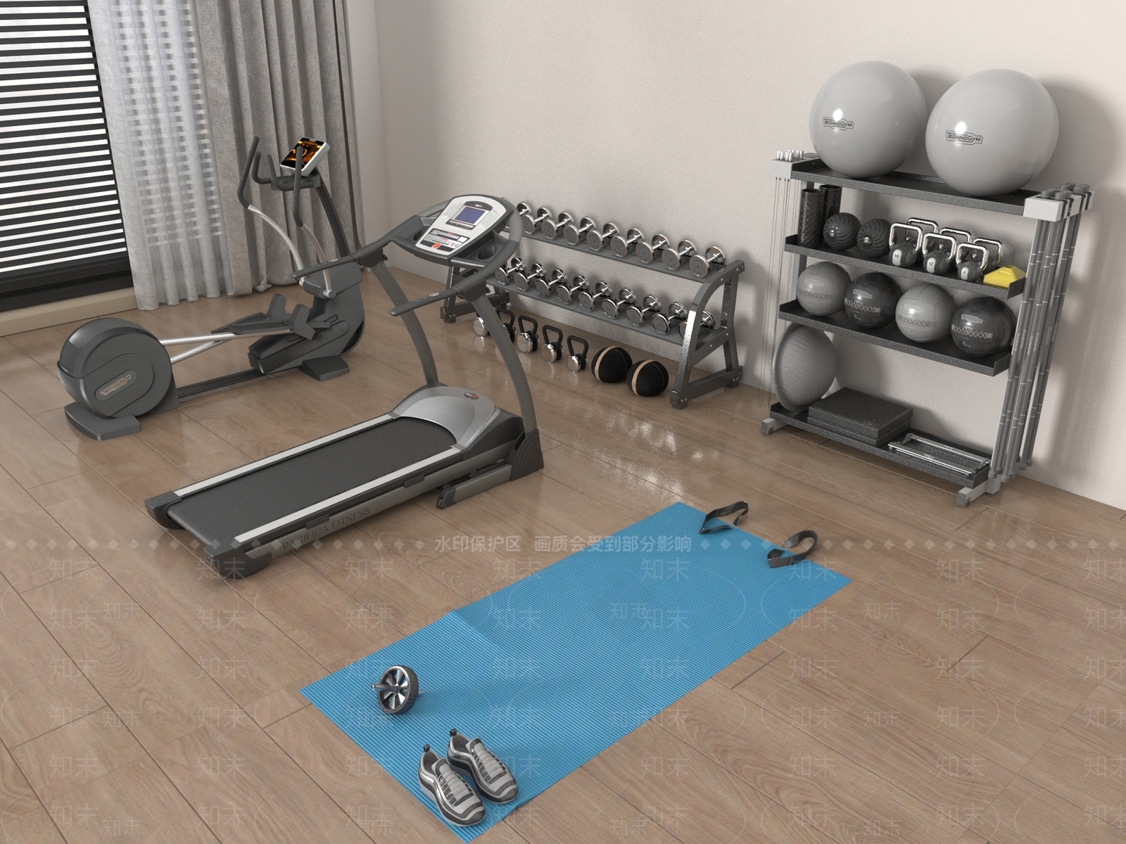 运动器材3D模型下载【ID:1196364143】