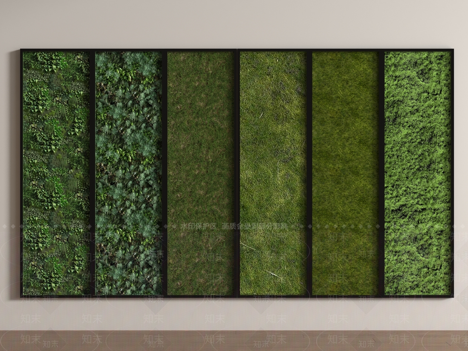 绿植墙3D模型下载【ID:1196364136】