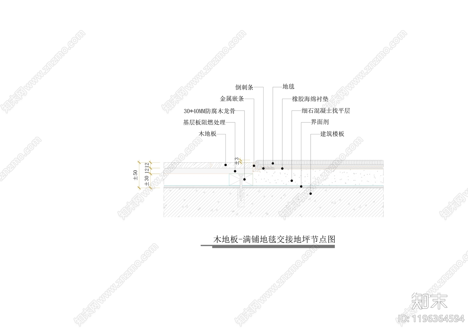 现代收口节点施工图下载【ID:1196364594】