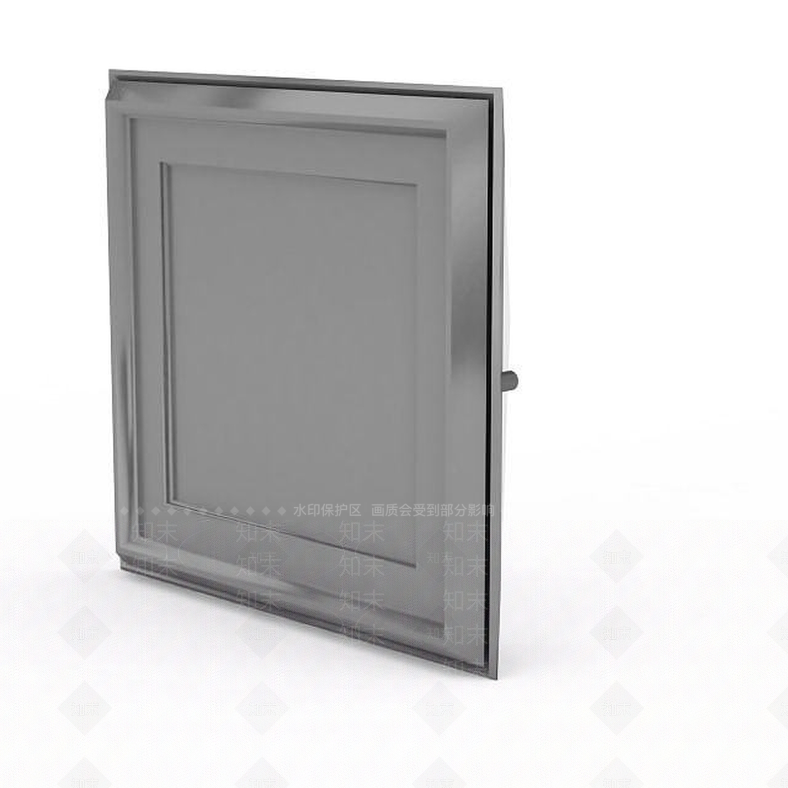 现代黑色方形路灯3D模型下载【ID:1196365907】
