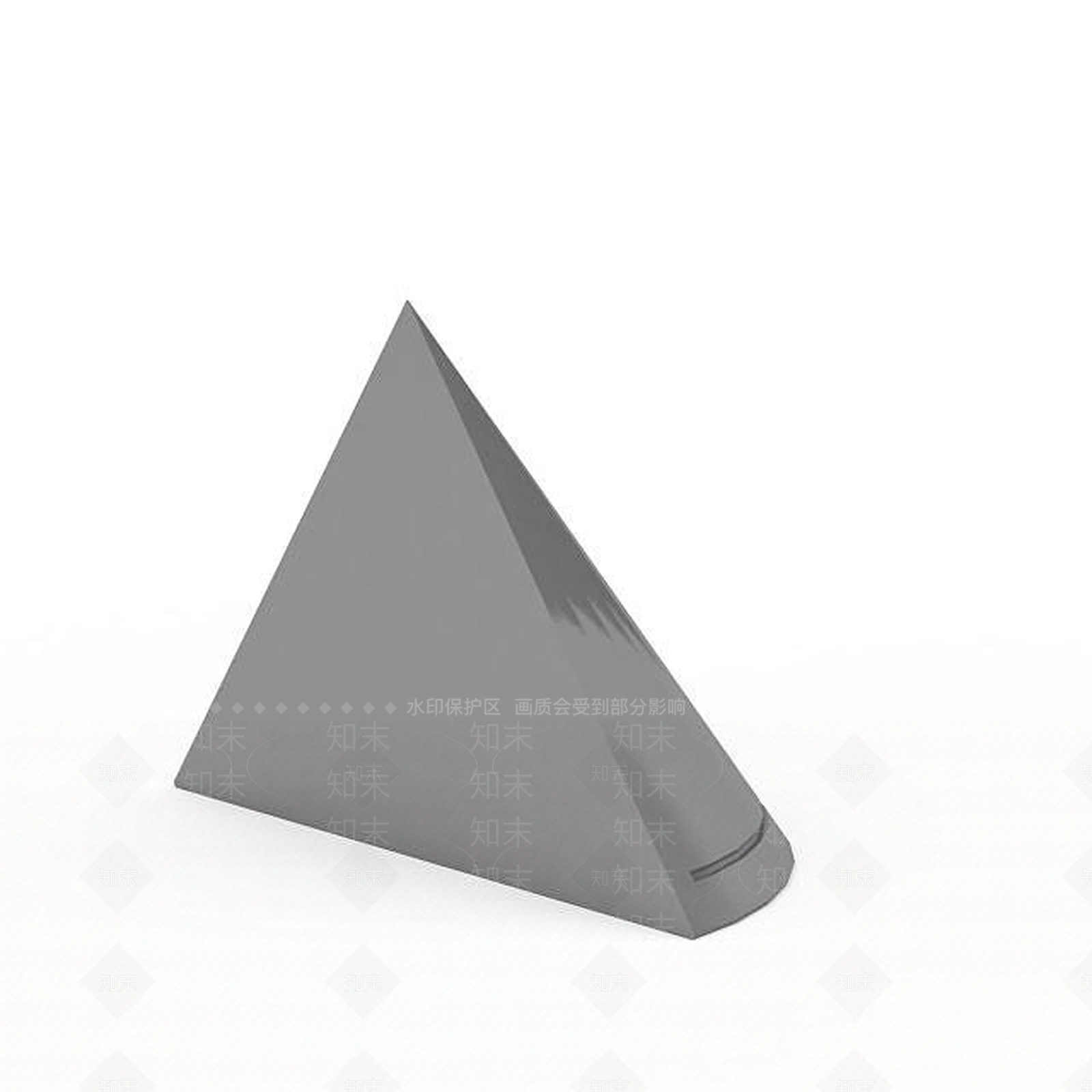 现代圆锥形户外灯3D模型下载【ID:1196366380】