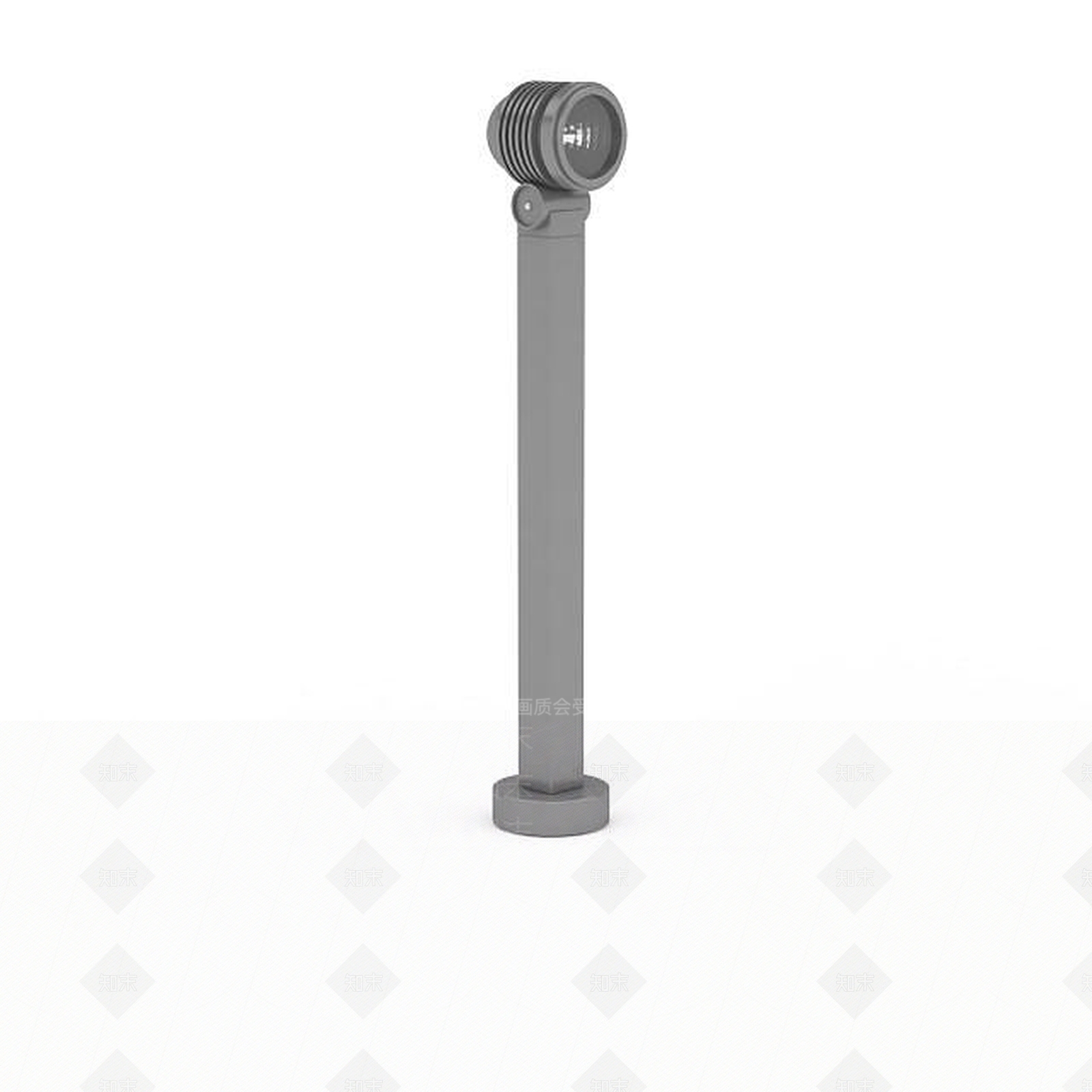 现代灰色路灯3D模型下载【ID:1196367400】