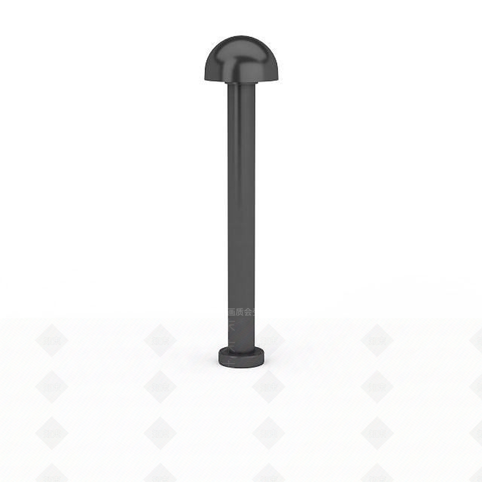 现代黑色庭院路灯3D模型下载【ID:1196367624】