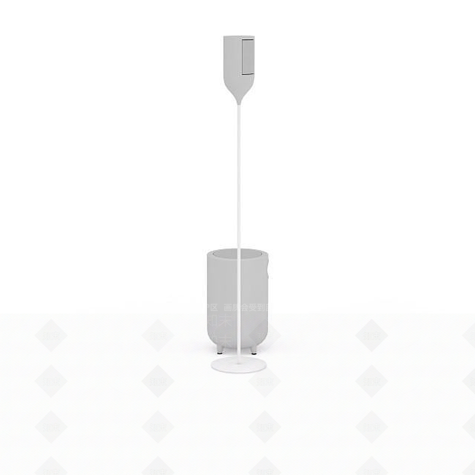现代白色加湿器3D模型下载【ID:1196369328】