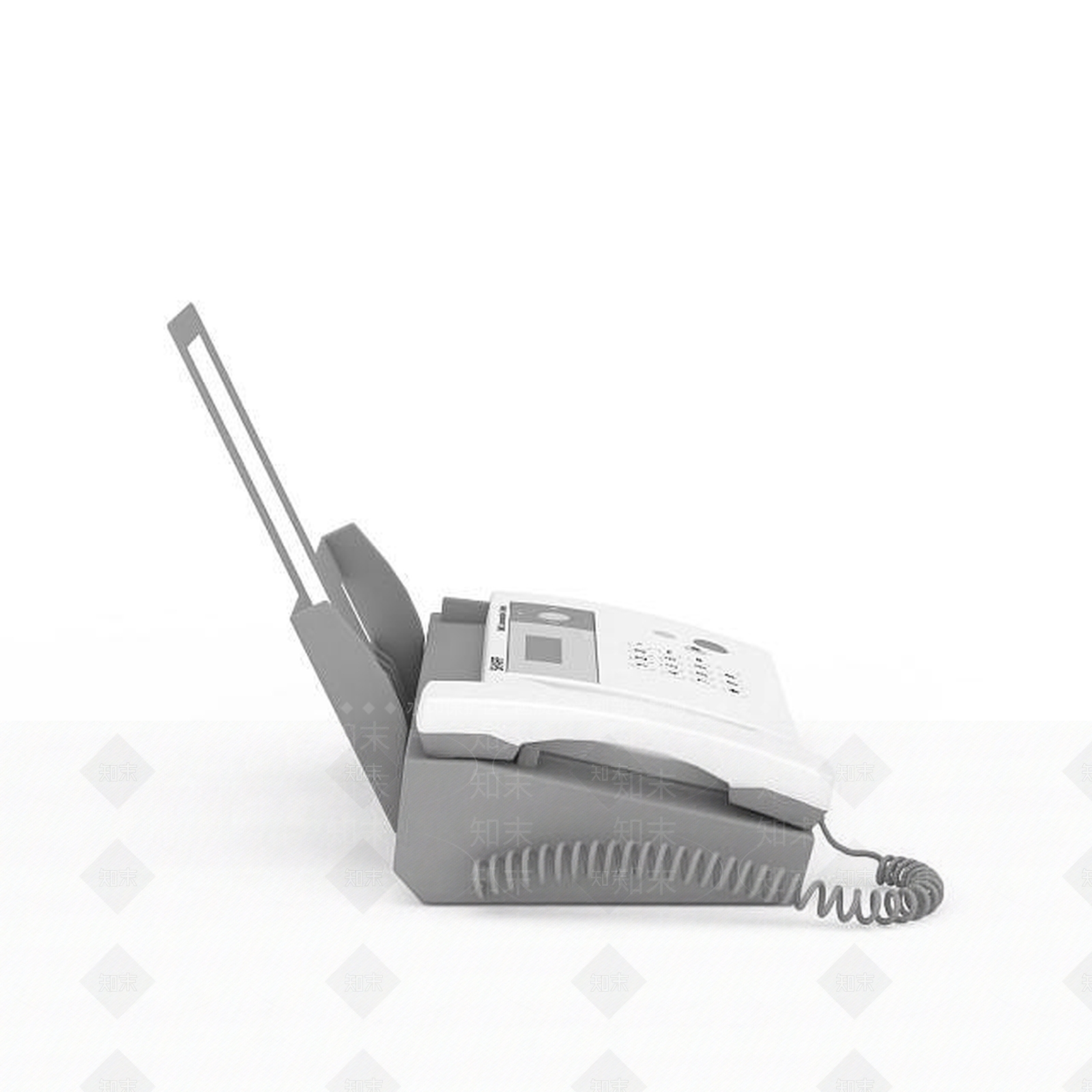 现代传真机3D模型下载【ID:1196370824】