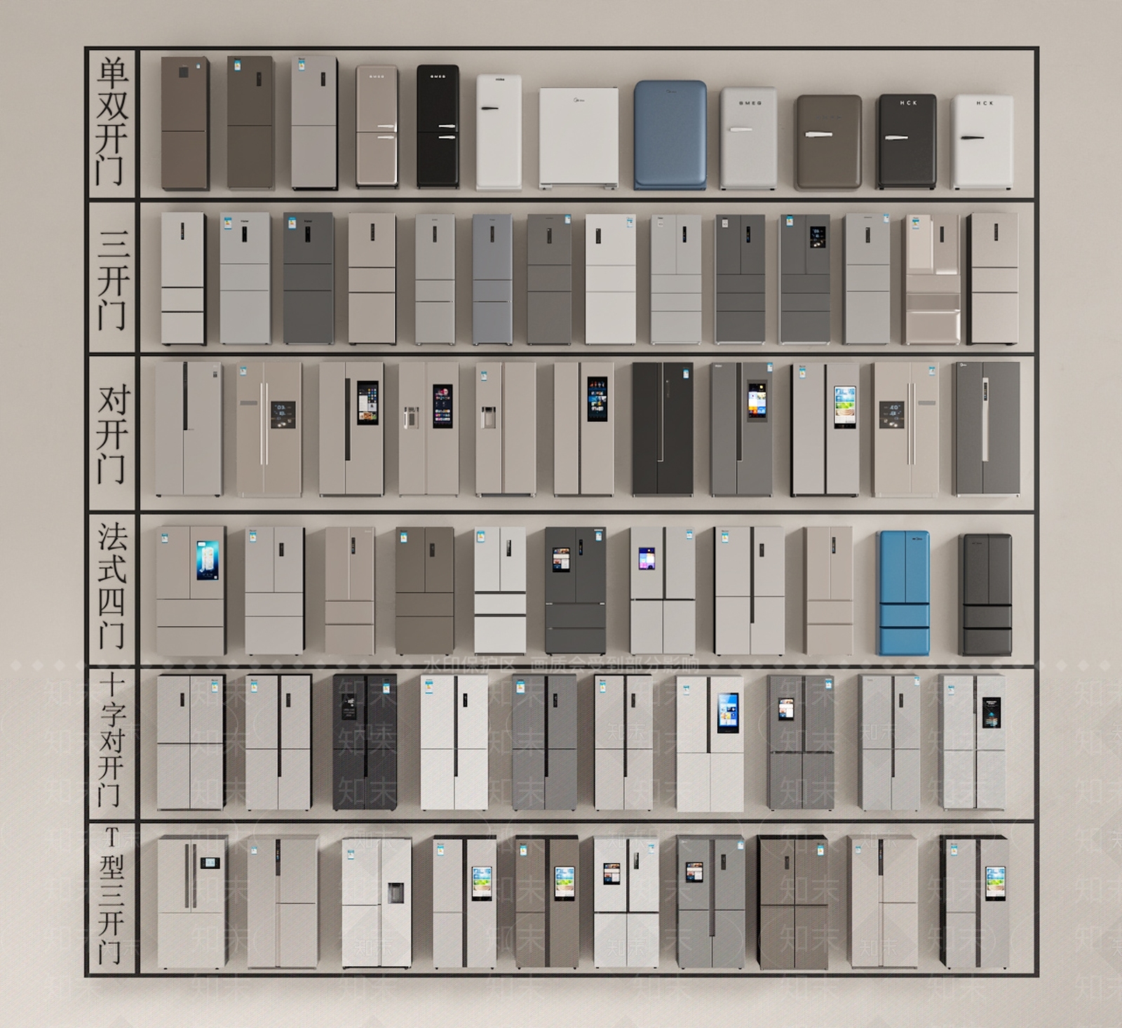 冰箱SU模型下载【ID:1196371555】