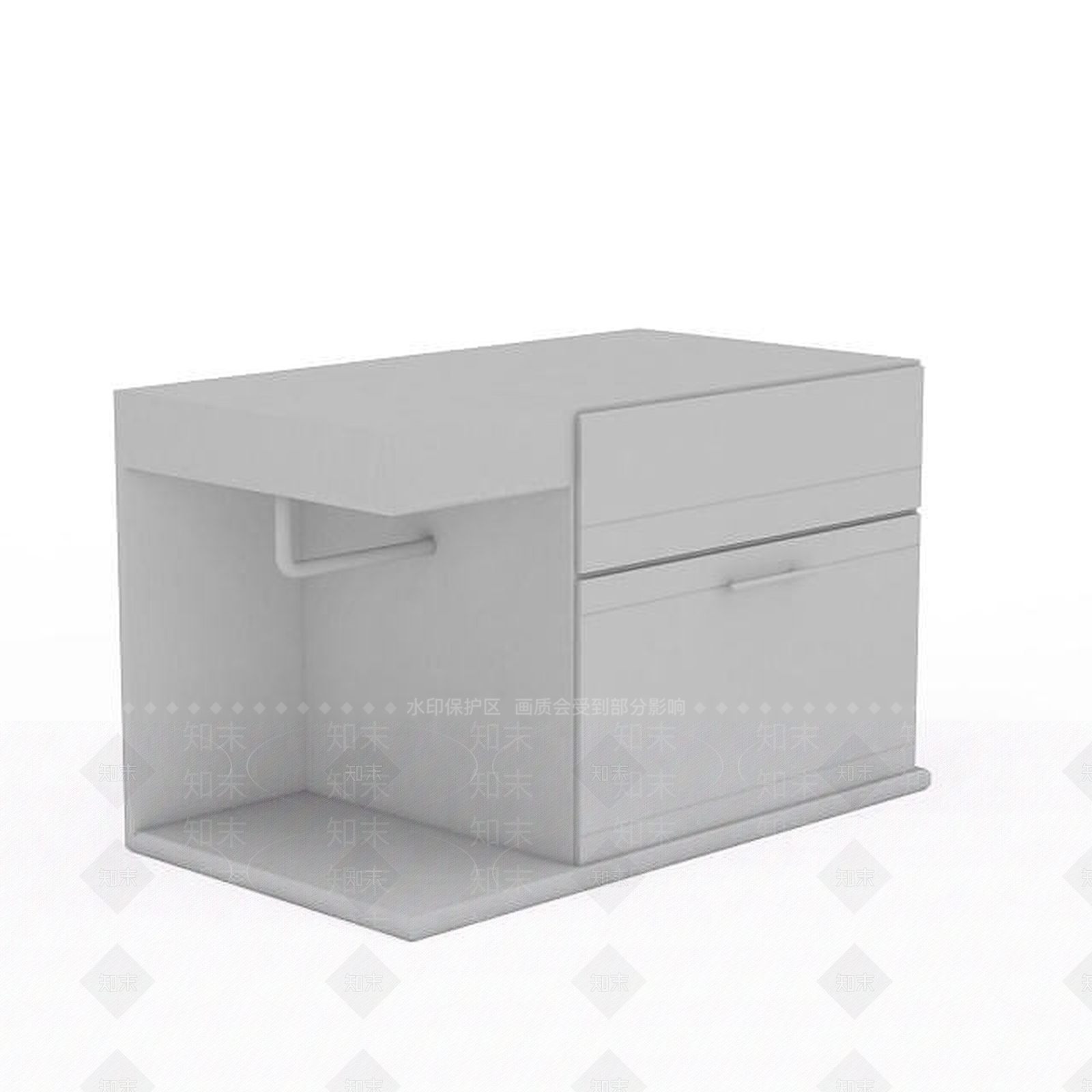 现代办公打印机3D模型下载【ID:1196371576】