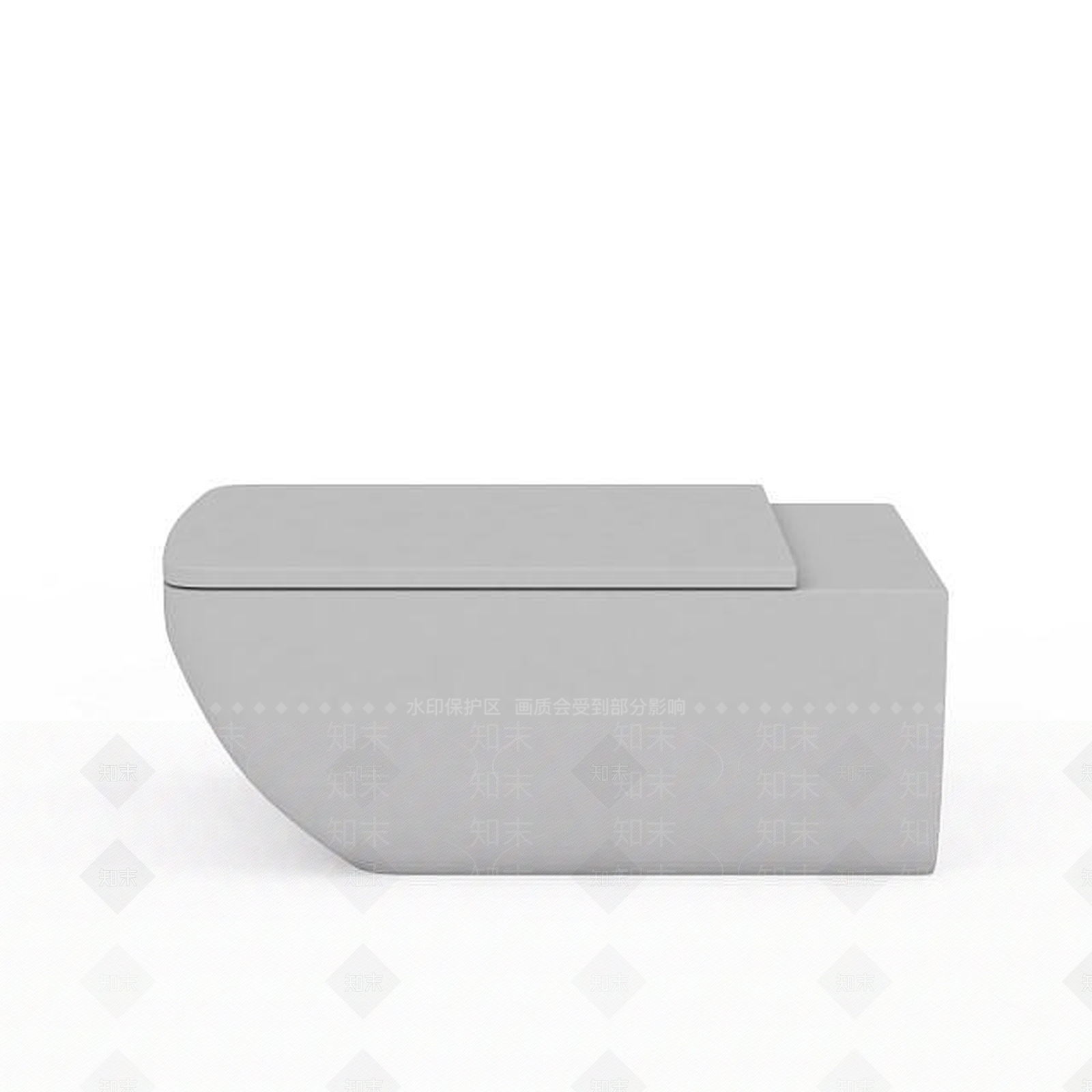 现代方形坐便器3D模型下载【ID:1196372169】