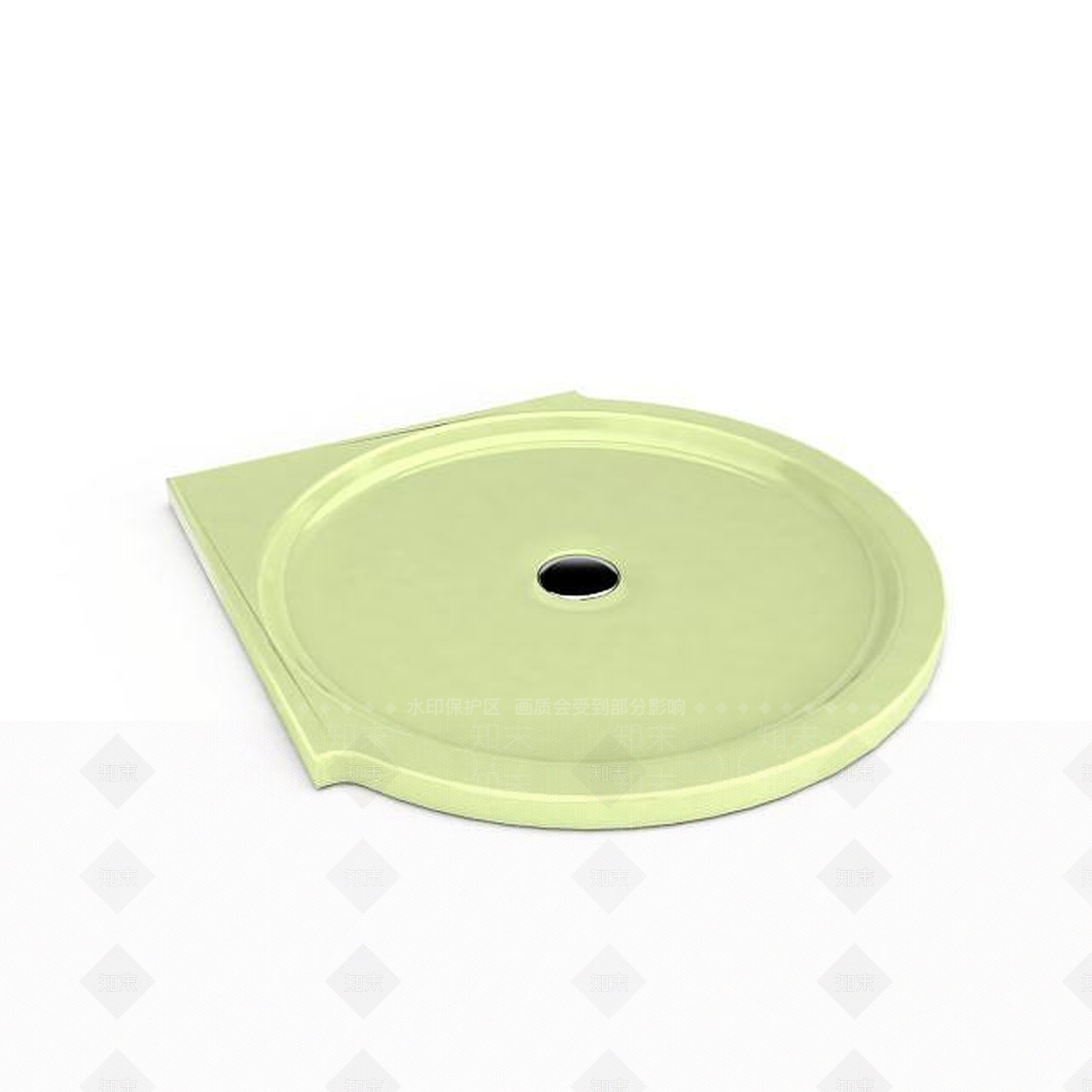 现代圆形浴缸3D模型下载【ID:1196372972】