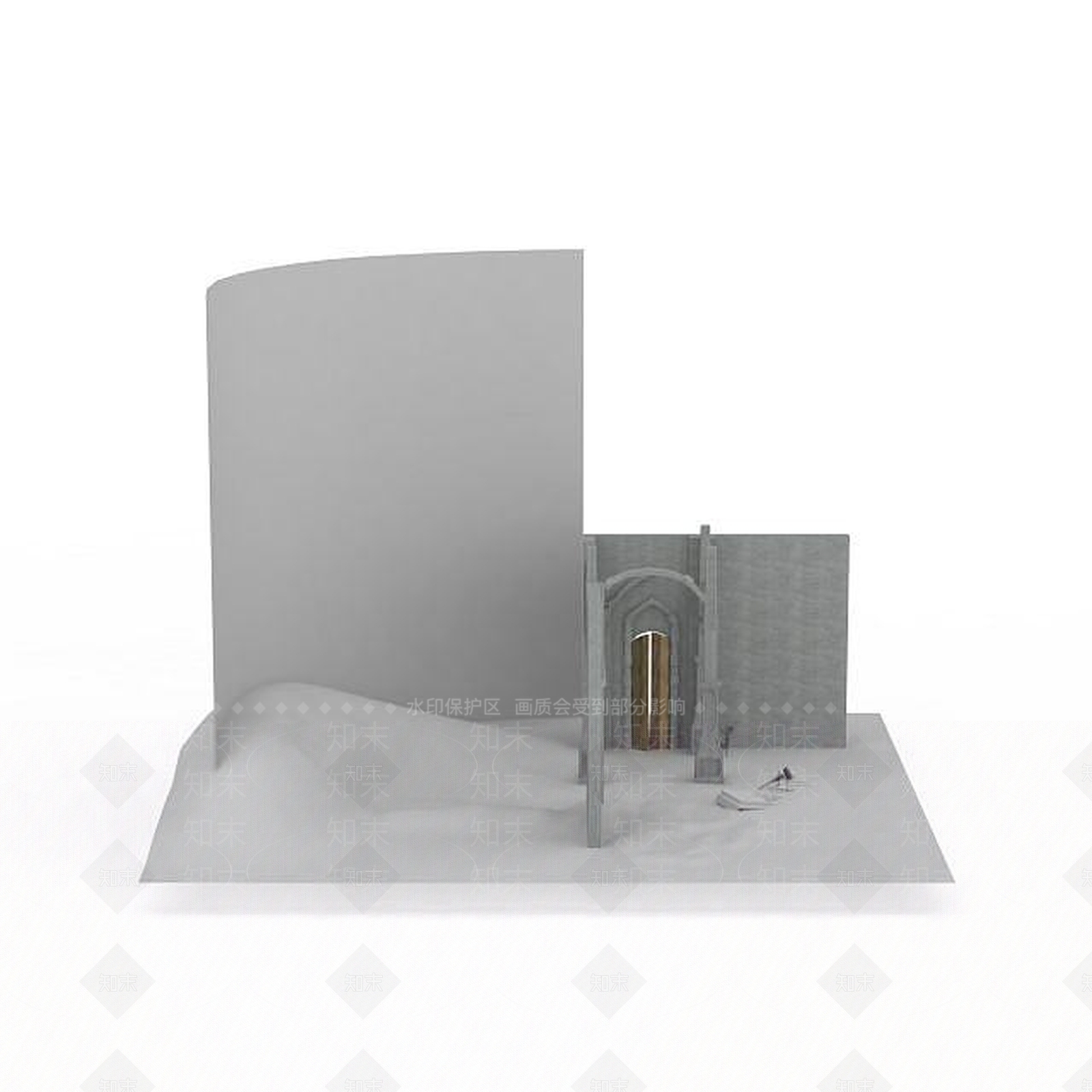 现代游戏场景3D模型下载【ID:1196378105】
