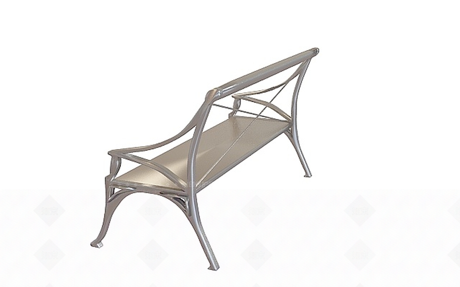 现代花园椅子3D模型下载【ID:1196380070】